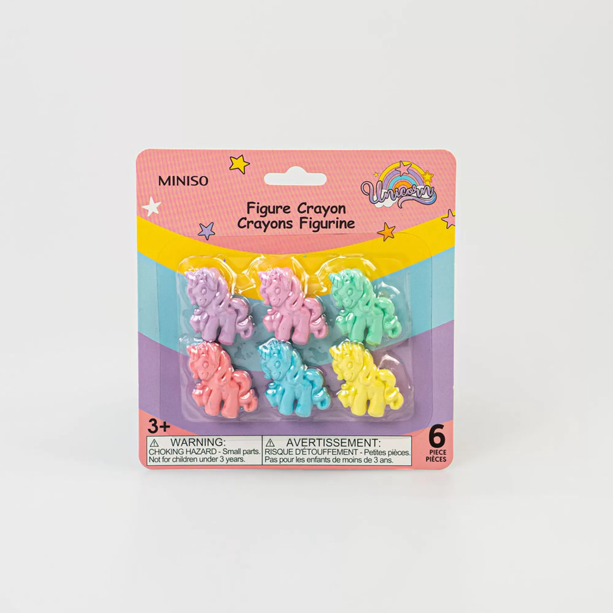 MINISO Penne E Pennarelli-6 Pastelli - Unicorno