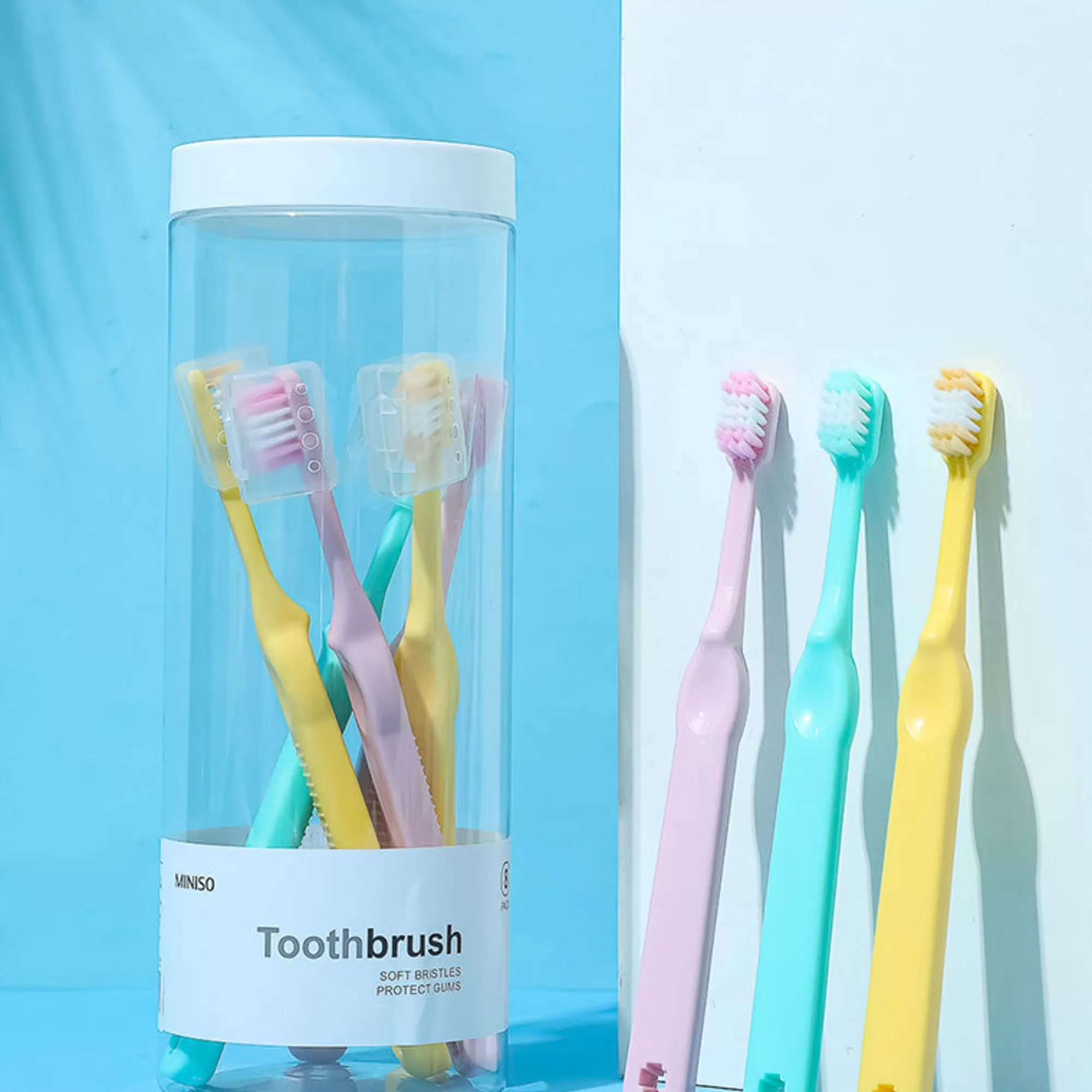 MINISO Storage Box & Organizer-8 Spazzolini Da Denti Per Bambini