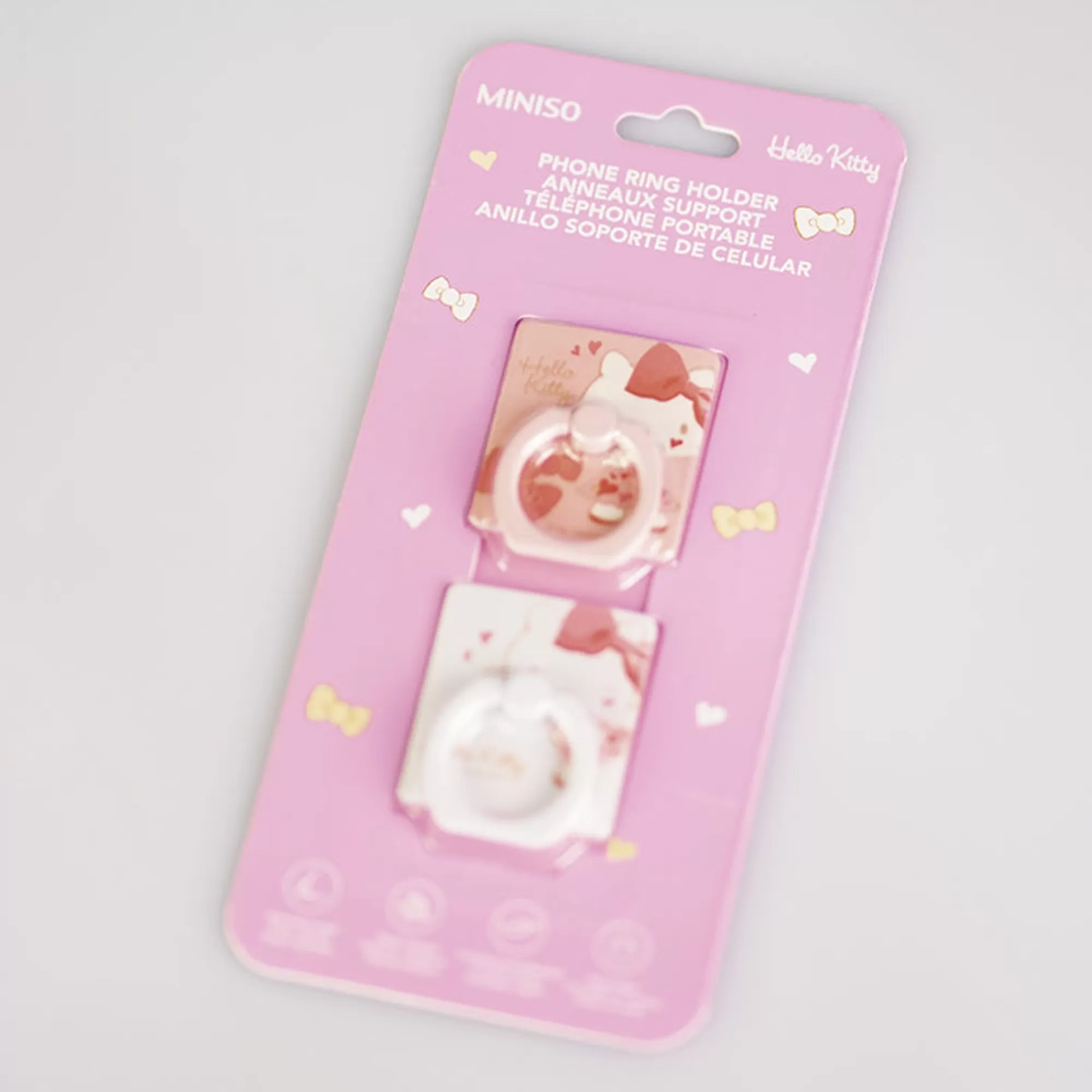 MINISO Accessori Digital-Anello Per Cellulare - Hello Kitty (1Pz)