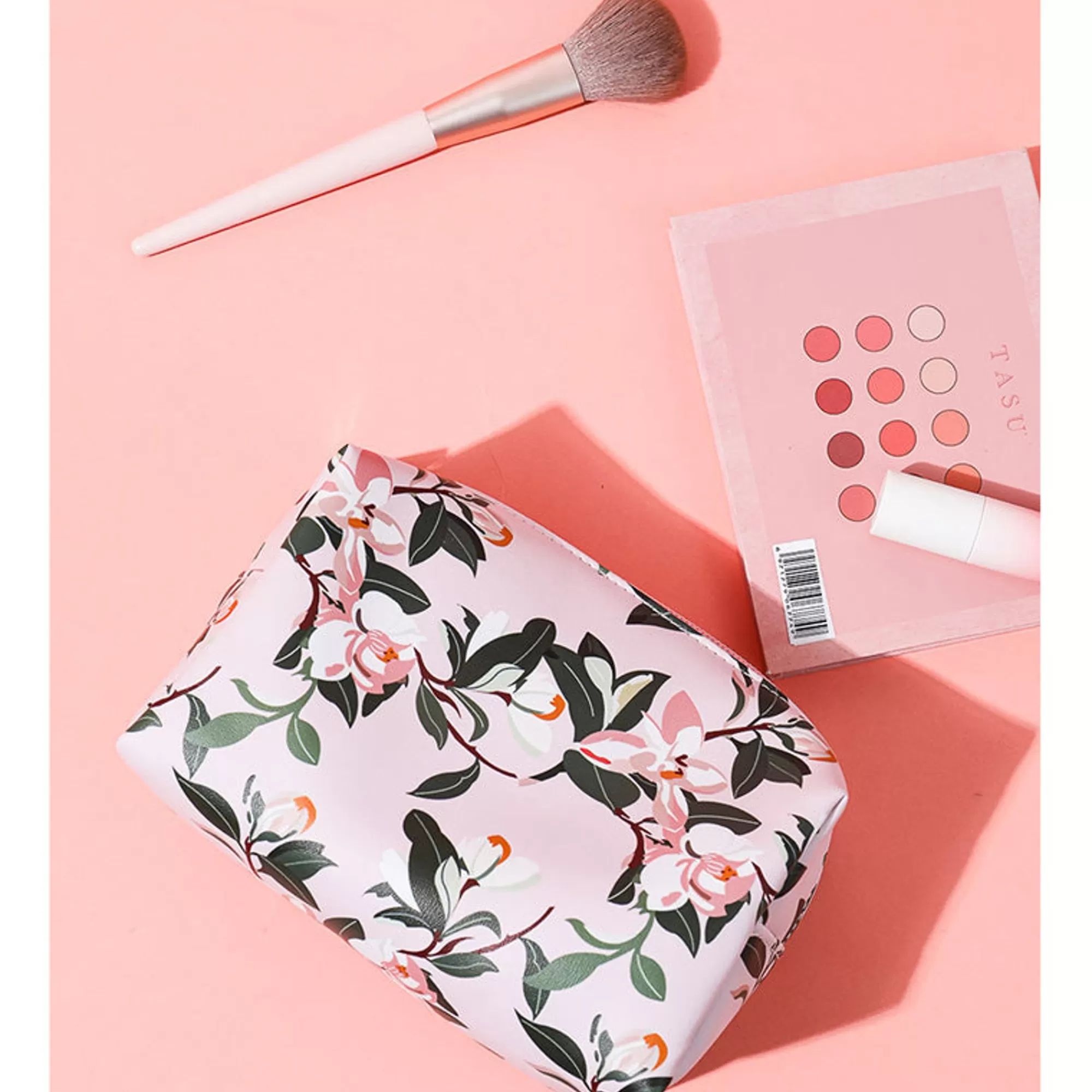 MINISO Beauty Case-Beauty Case Rettangolare Rosa