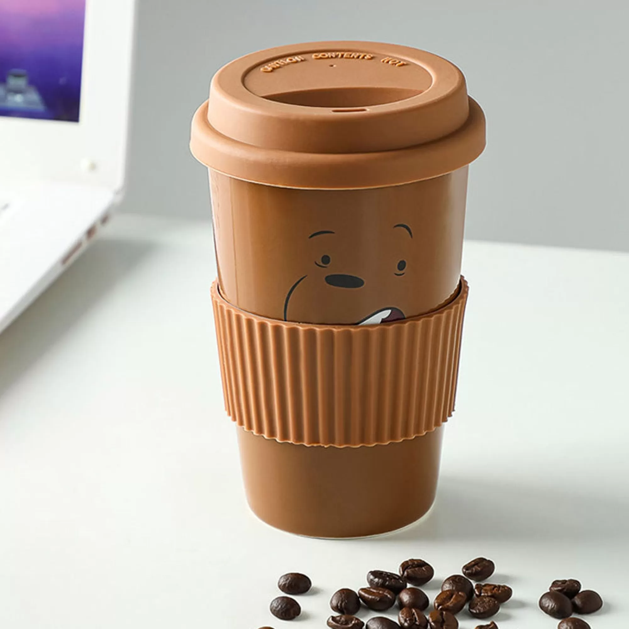 MINISO We Bare Bears-Bicchiere In Ceramica - Orso - We Bare Bears