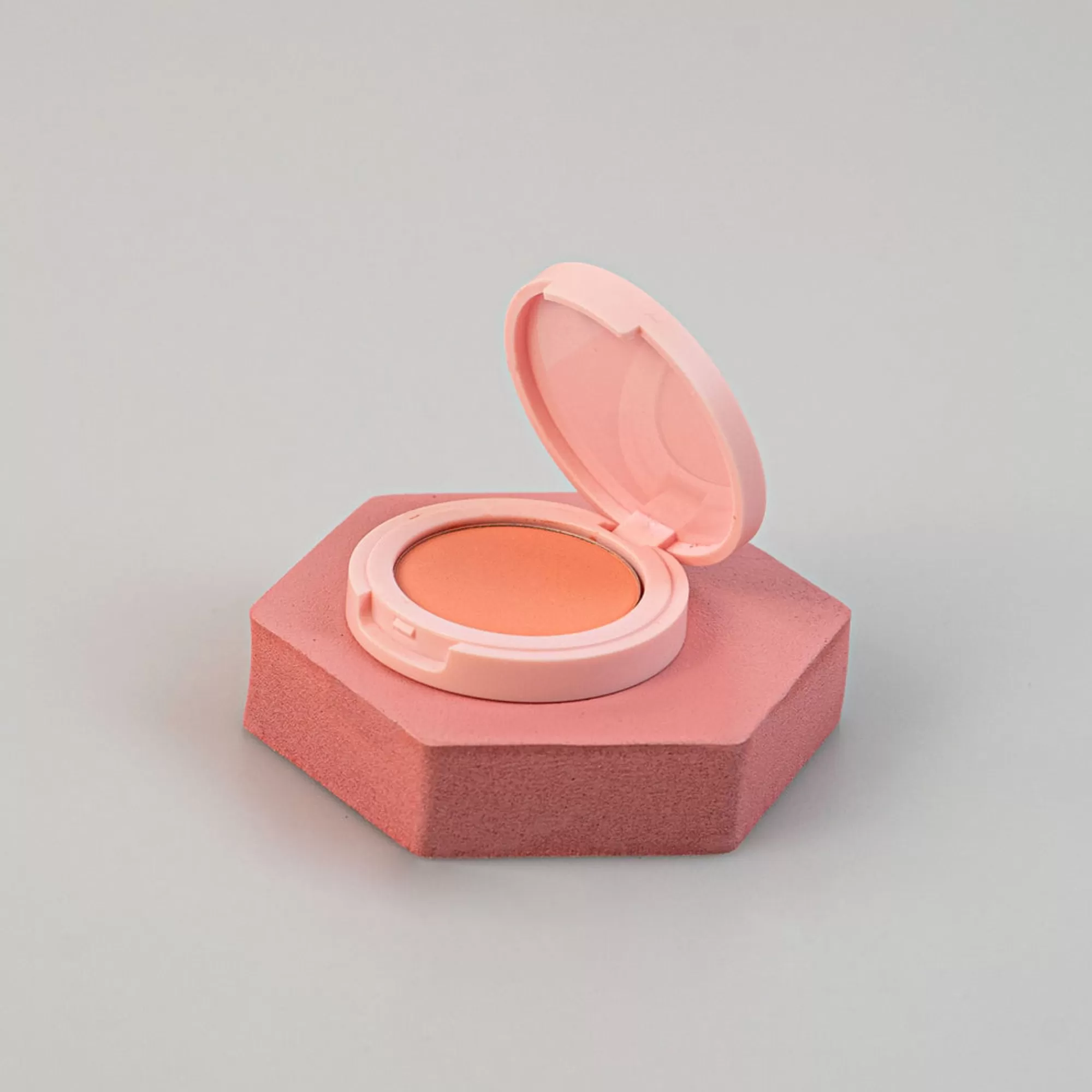 MINISO Make Up-Blush - Pink Cube (01 Peach)