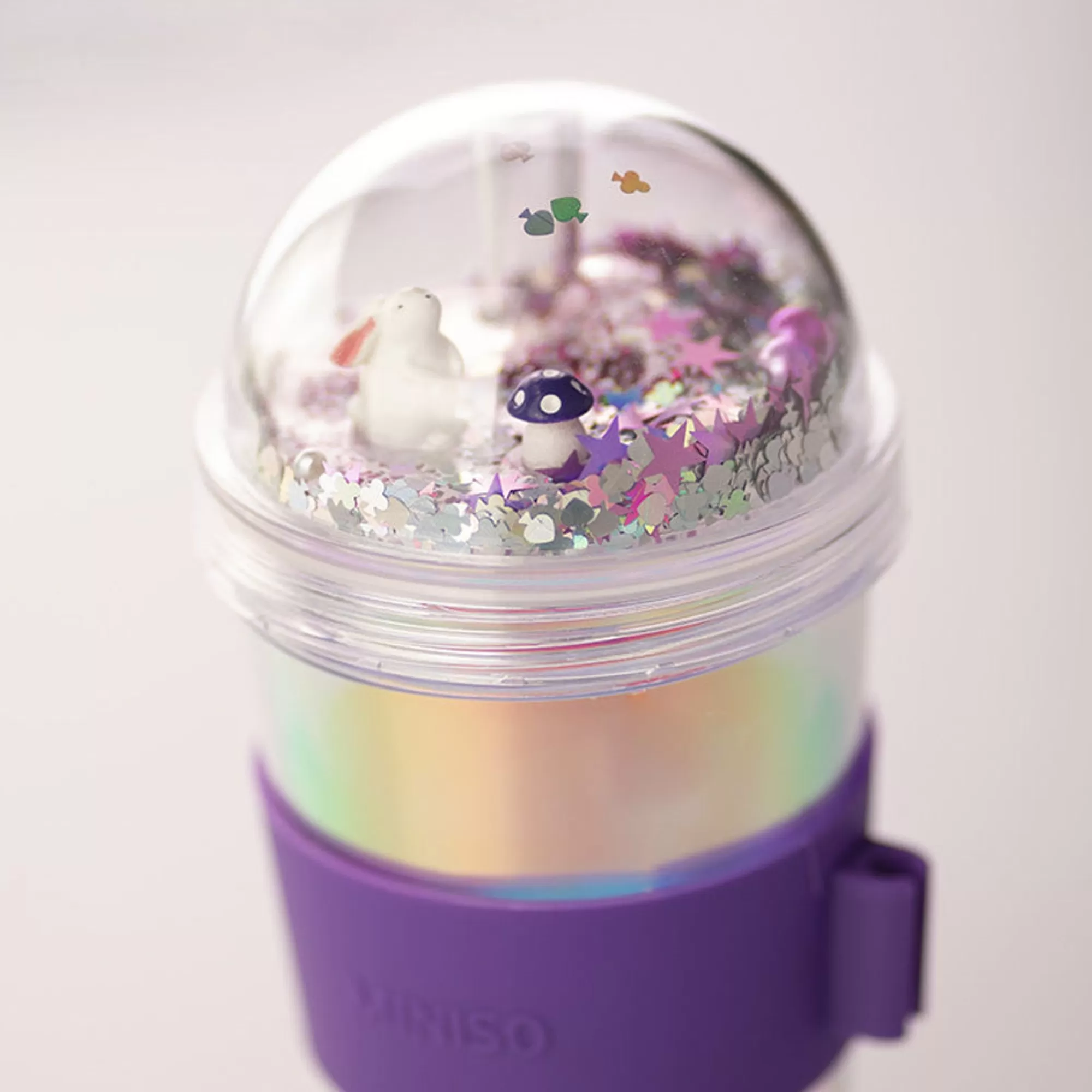 MINISO Borse & Zaini-Borraccia Con Cannuccia - Illusion - 420Ml