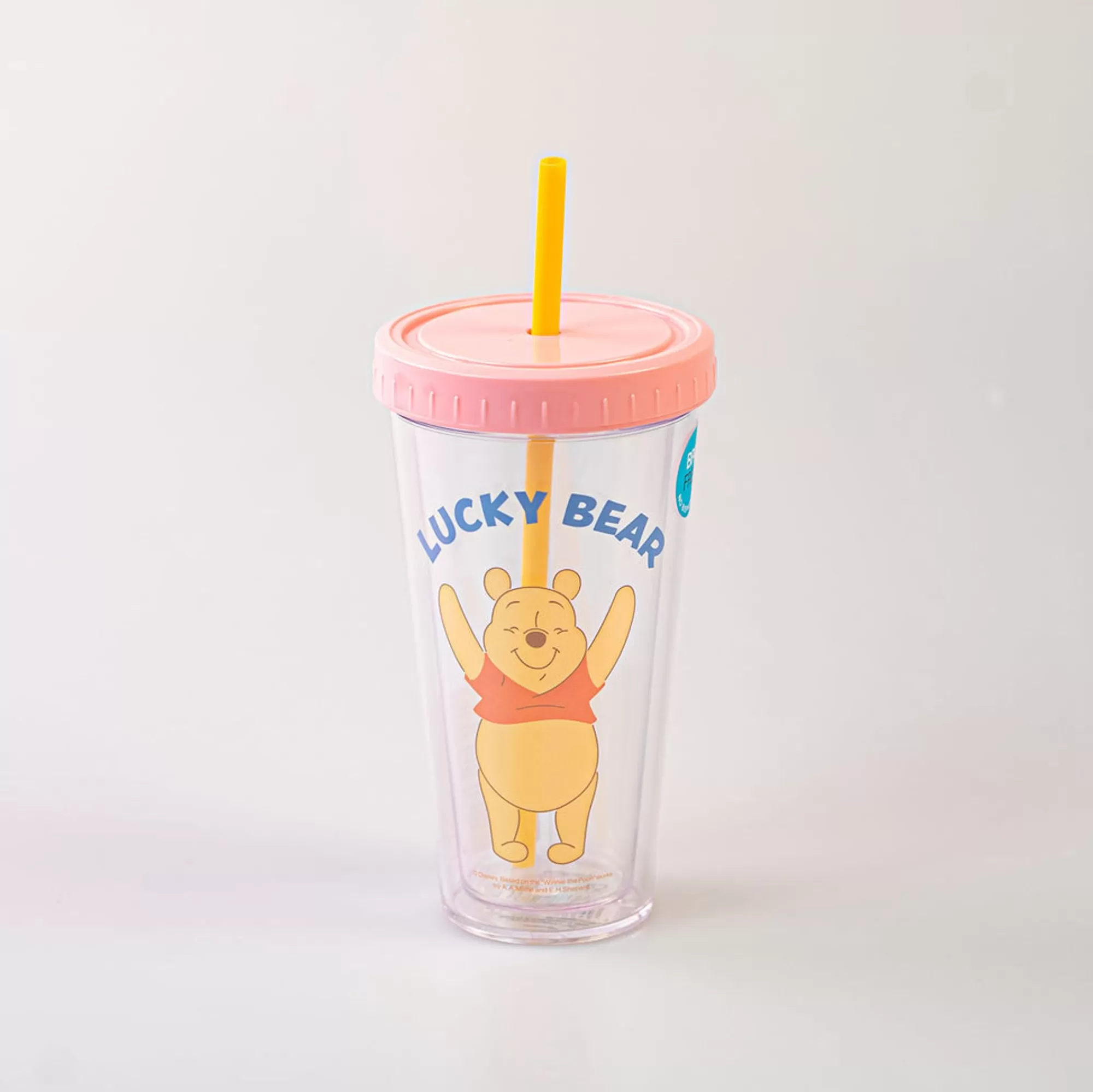 MINISO Winnie The Pooh-Borraccia Con Cannuccia - Winnie The Pooh