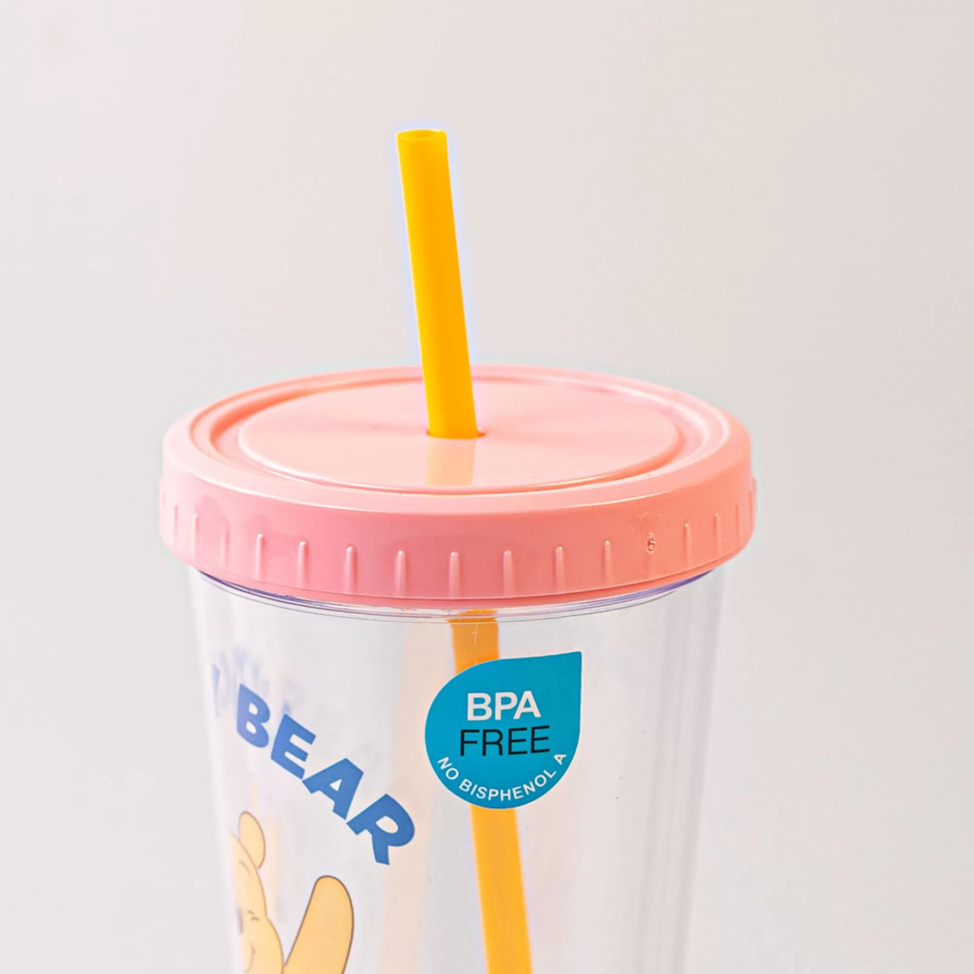 MINISO Winnie The Pooh-Borraccia Con Cannuccia - Winnie The Pooh