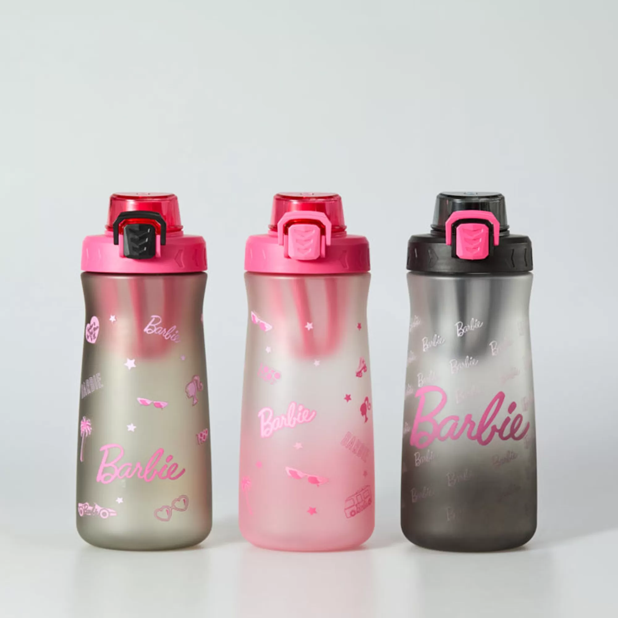 MINISO Barbie-Borraccia Con Tappo Ribaltabile - Barbie (1100Ml)
