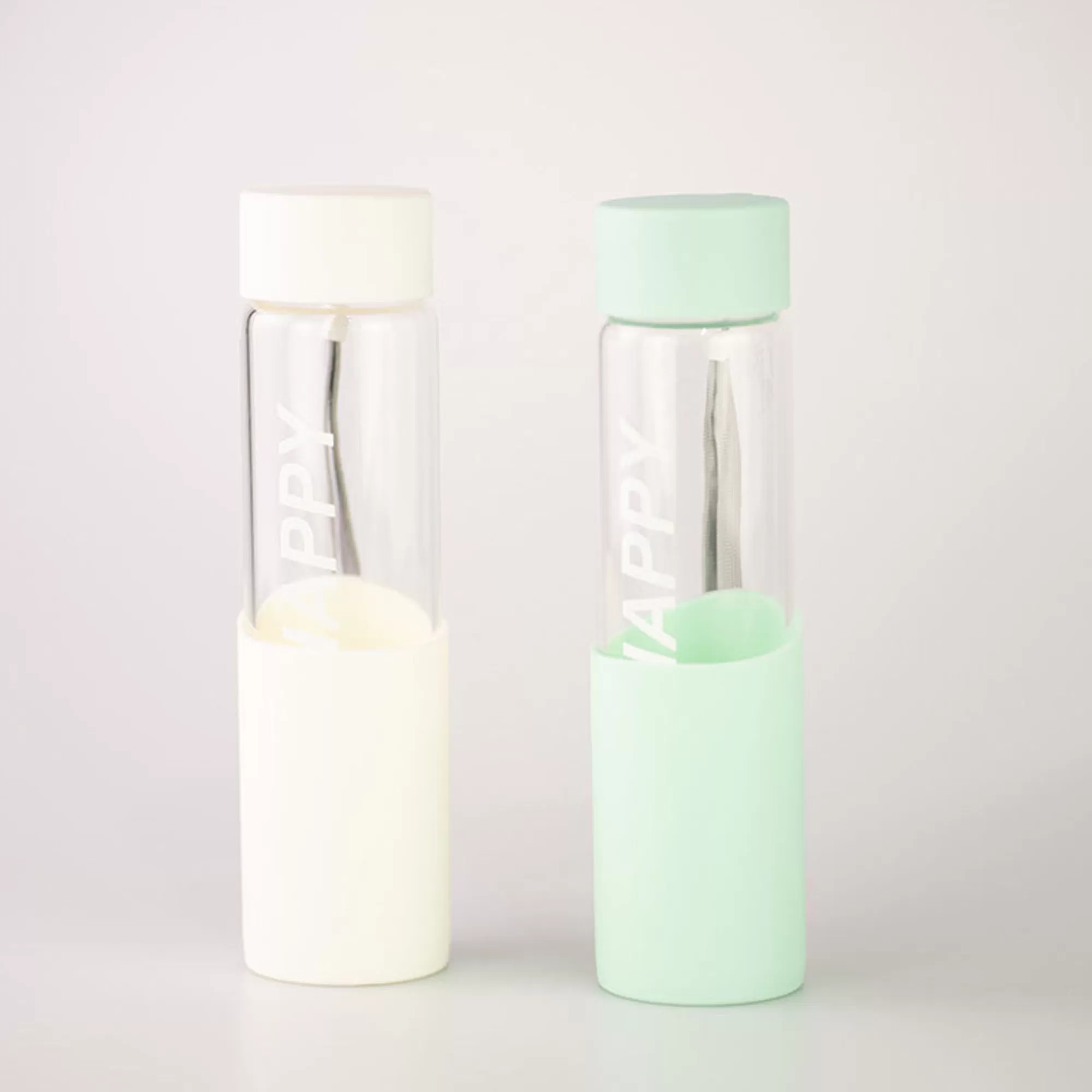 MINISO Borse & Zaini-Borraccia In Vetro Da 370 Ml Verde