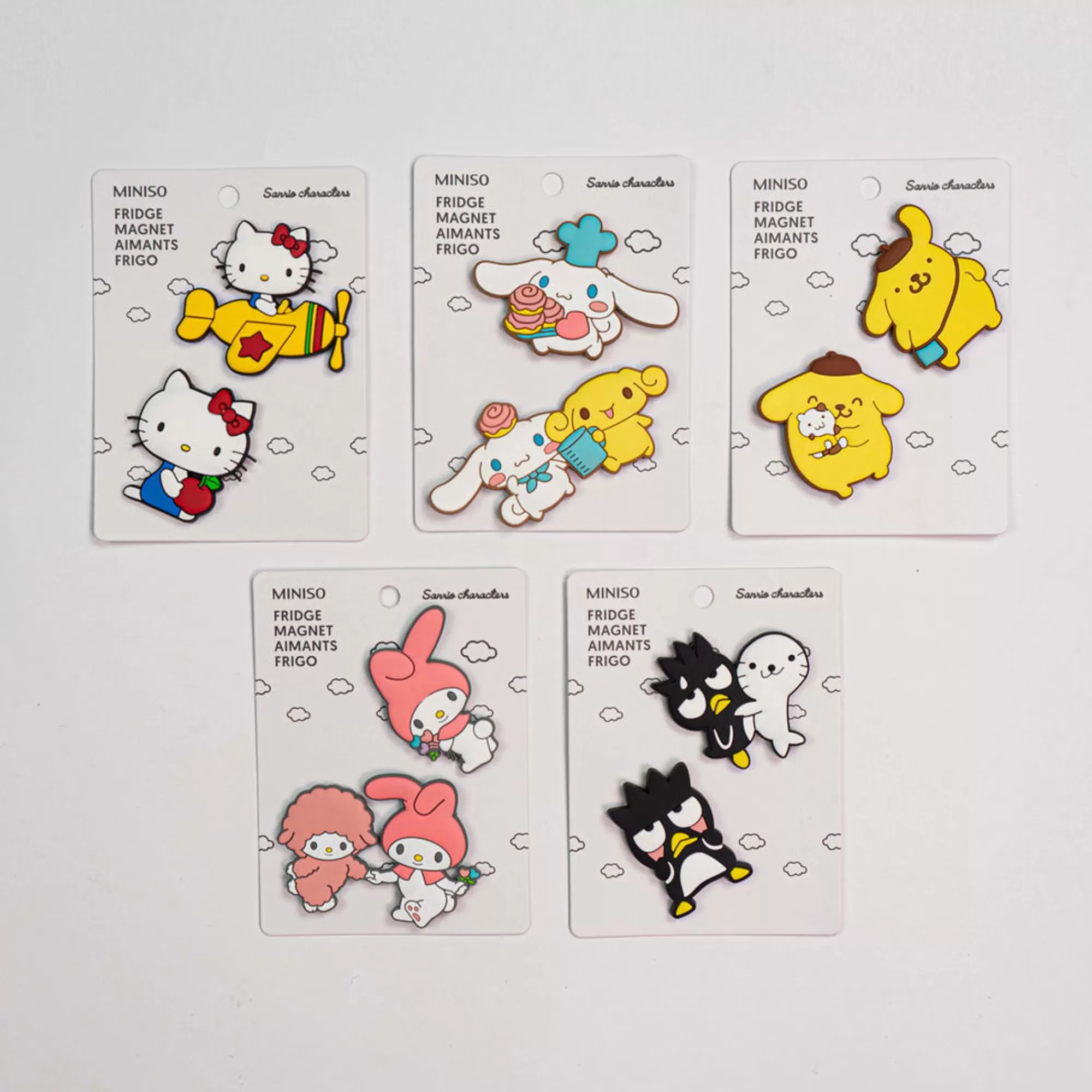 MINISO Storage Box & Organizer-Calamita Da Frigo - Sanrio (2Pz)