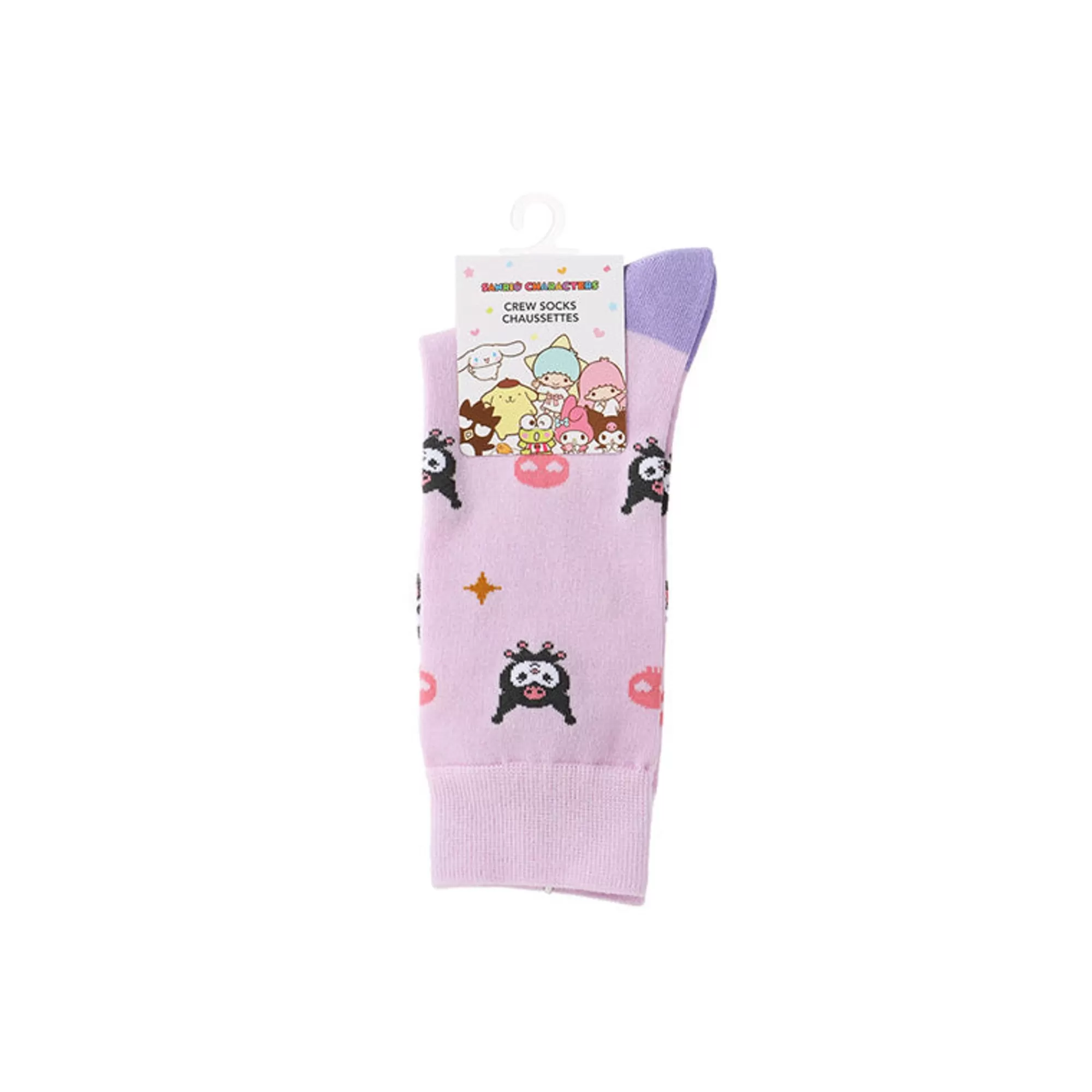MINISO Sanrio-Calzini Rosa E Lilla Kuromi