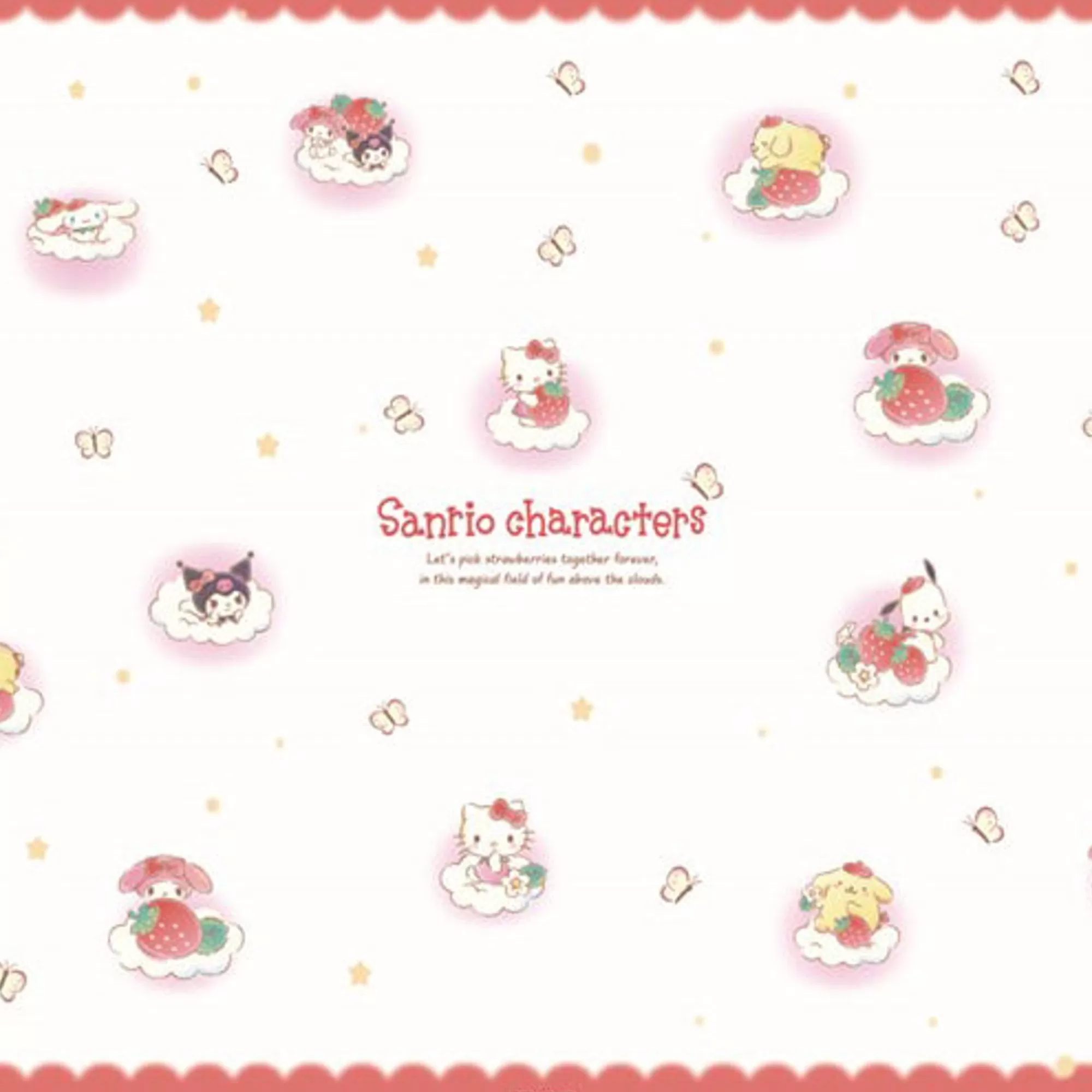MINISO Sanrio-Carta Regalo Fragola