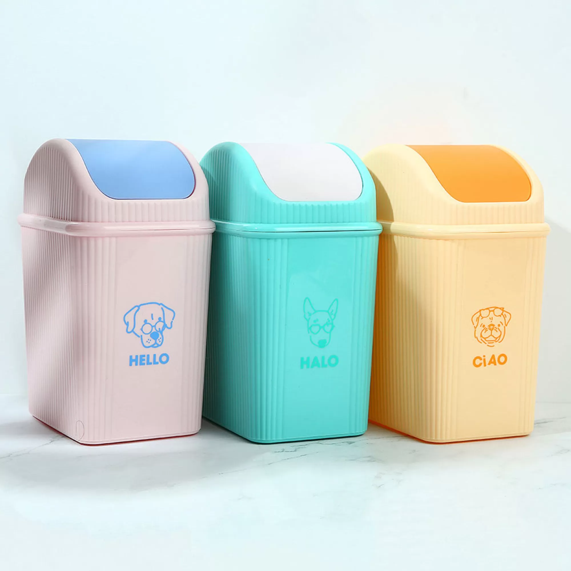 MINISO Accessori-Cestino Da Scrivania (1Pz)