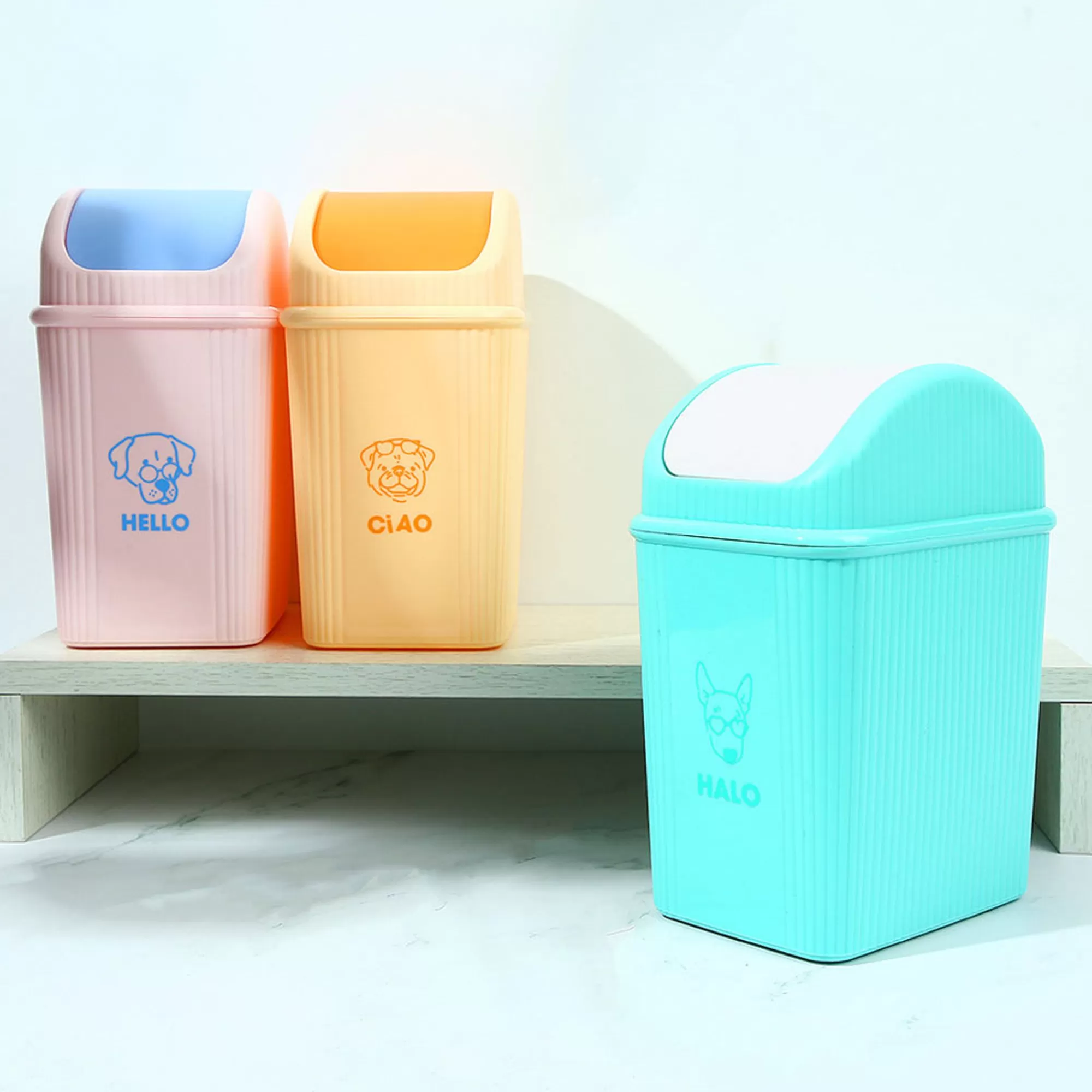 MINISO Accessori-Cestino Da Scrivania (1Pz)