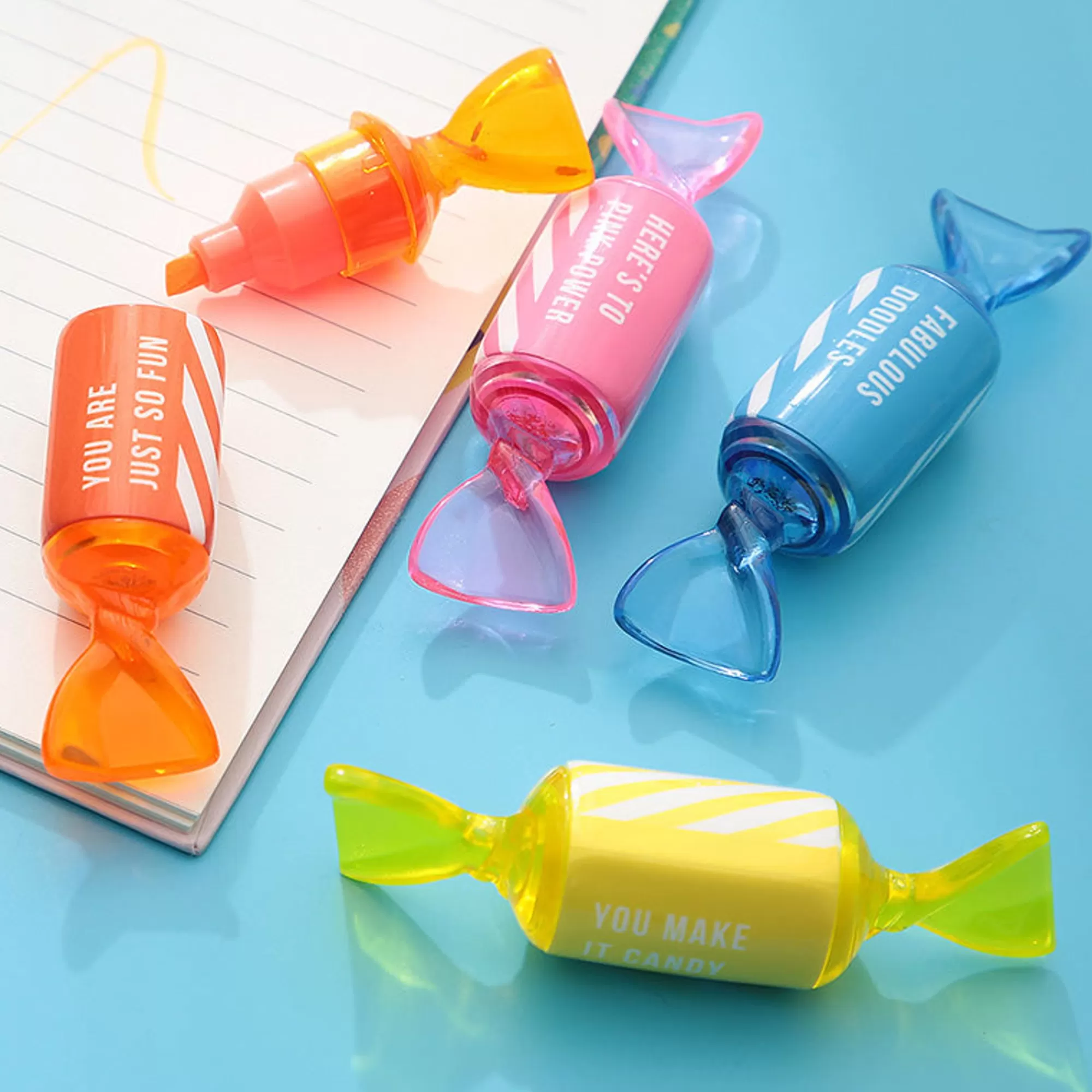 MINISO Penne E Pennarelli-Evidenziatori Caramelle (4Pz)