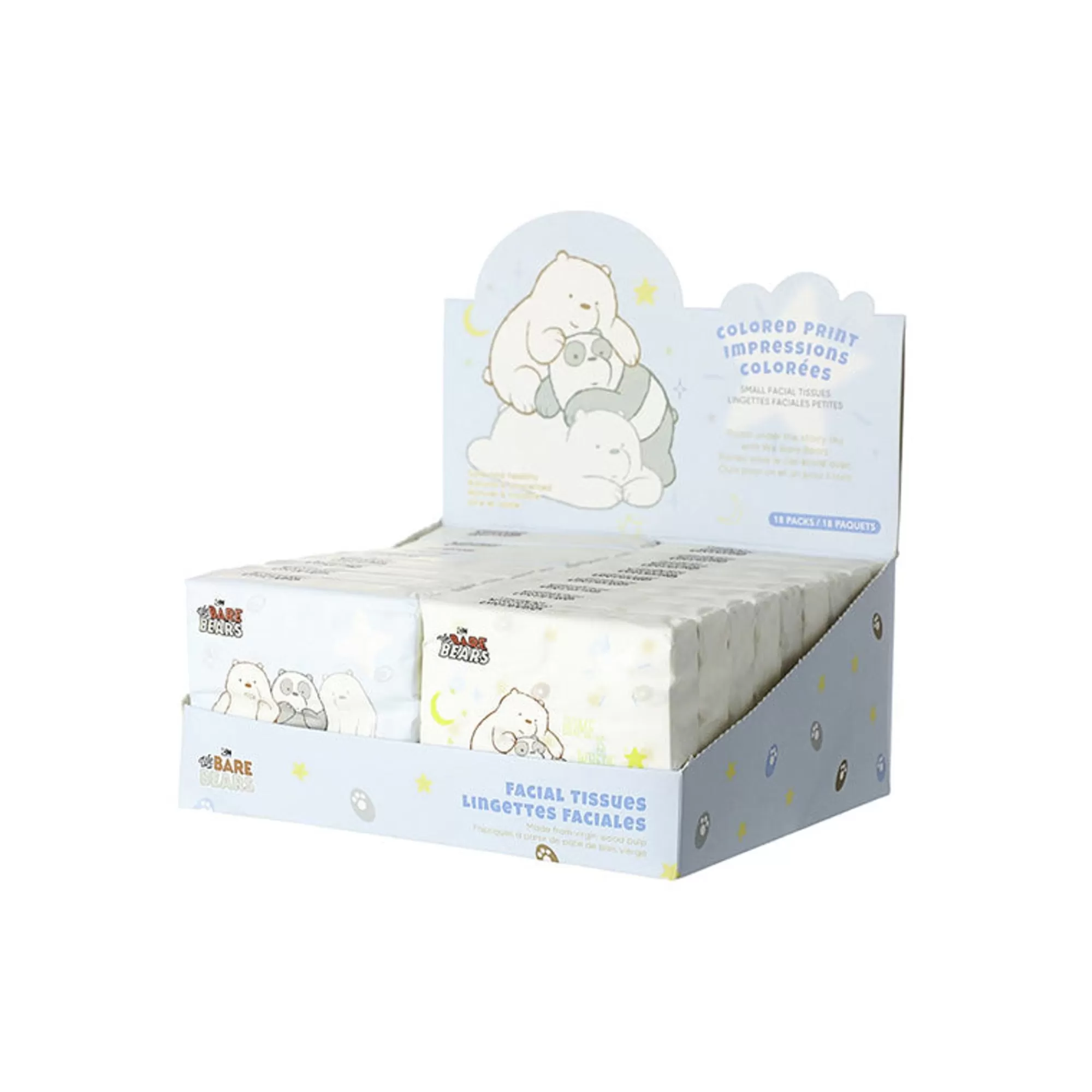 MINISO We Bare Bears-Fazzoletti Per Il Viso Di We Bare Bears (1Pz)