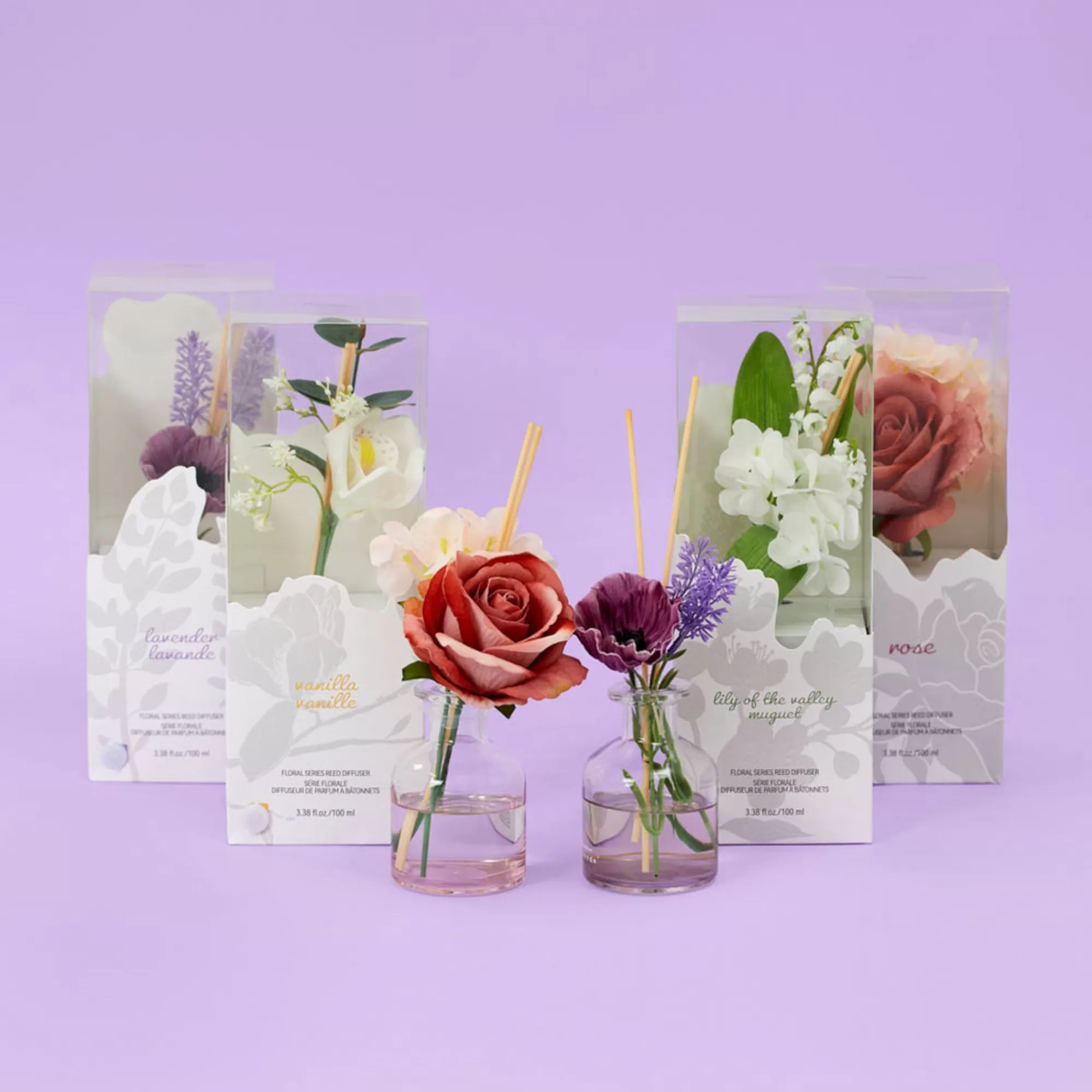 MINISO Storage Box & Organizer-Floral Diffuser - Lavanda (100Ml)
