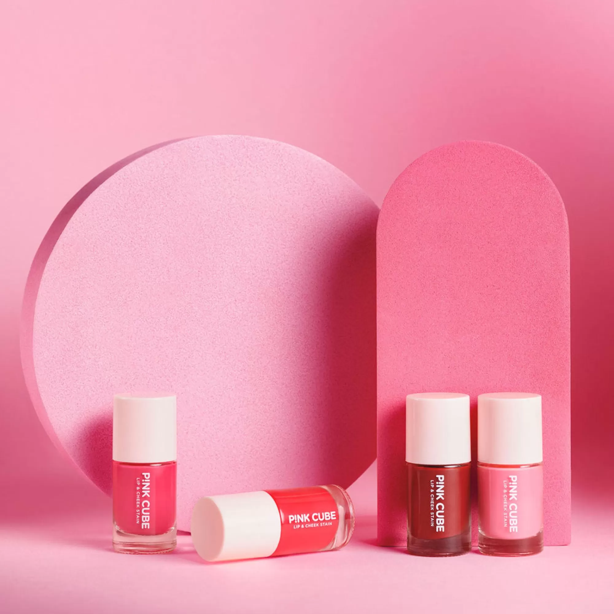 MINISO Make Up-Lip & Cheek Stain - Pink Cube (03 Fuchsia)