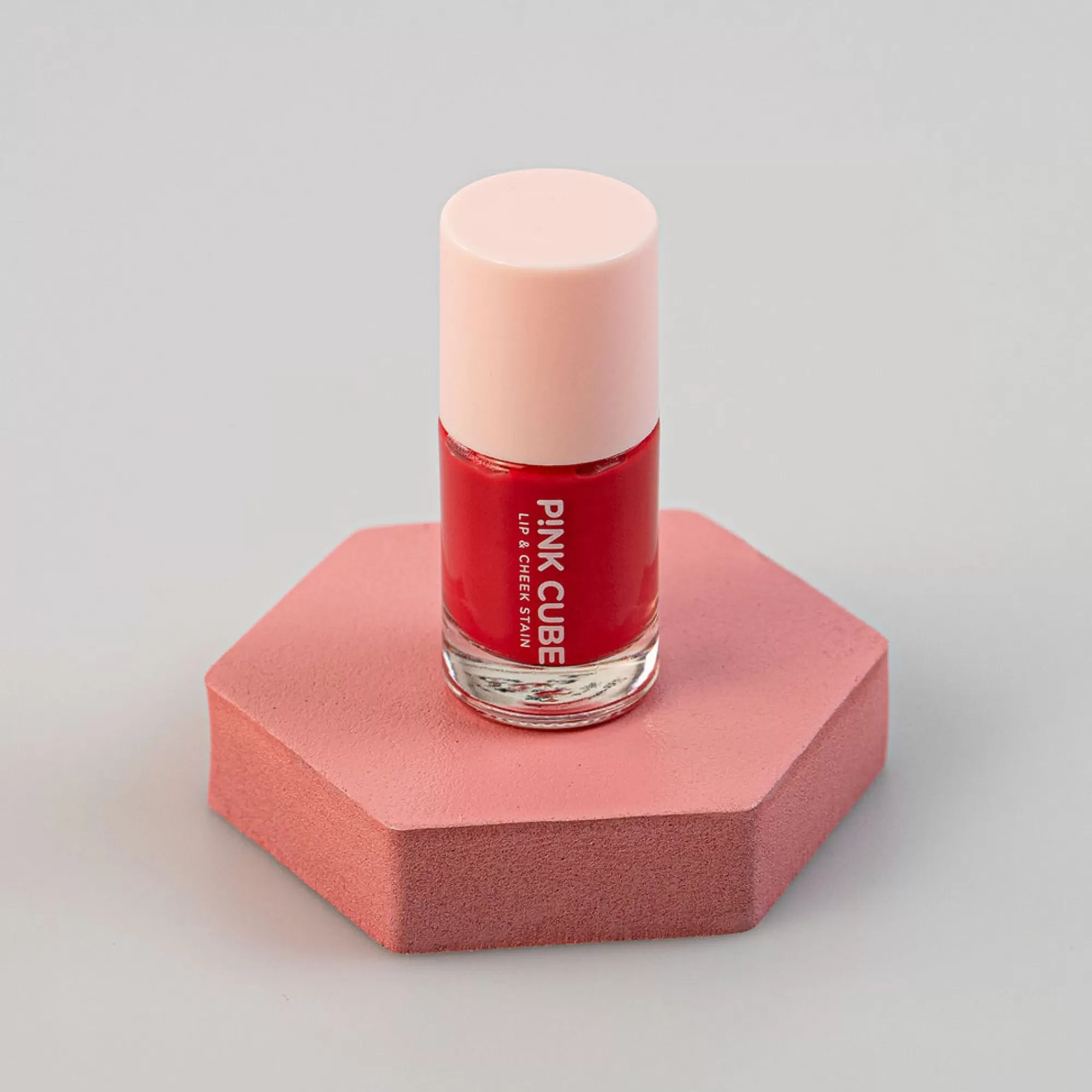 MINISO Make Up-Lip & Cheek Stain - Pink Cube (04 Hot Red)