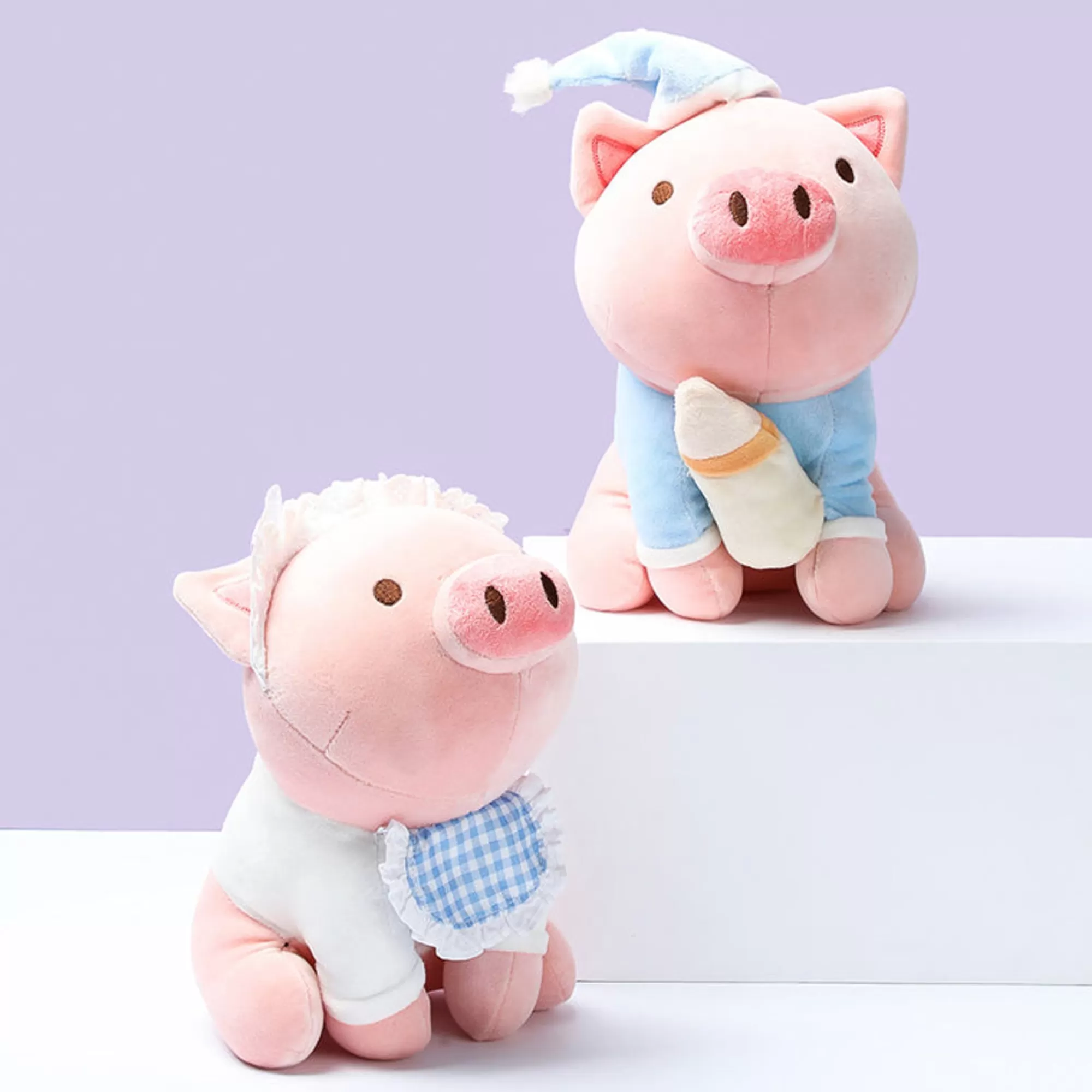 MINISO Peluches-Maialino Bibi Con Latte