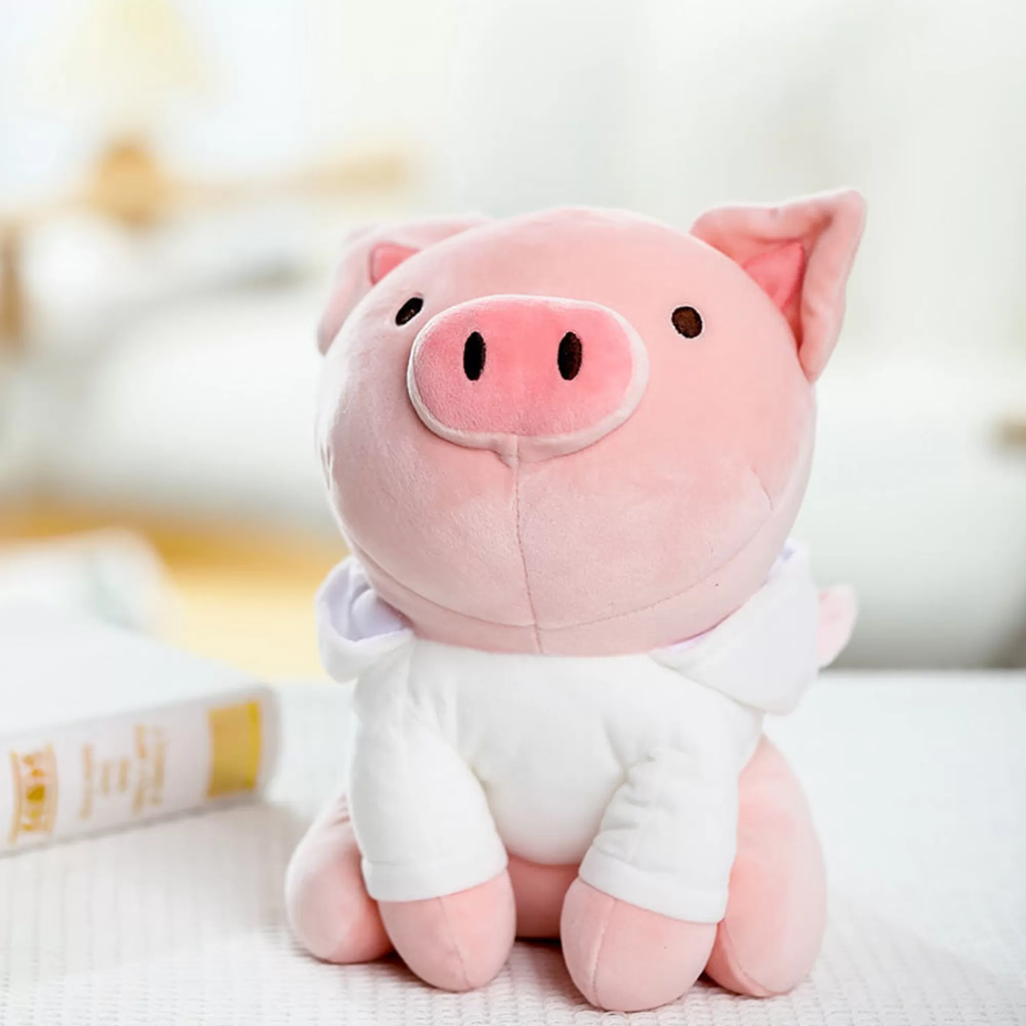 MINISO Peluches-Maialino Mini Family Con Felpa