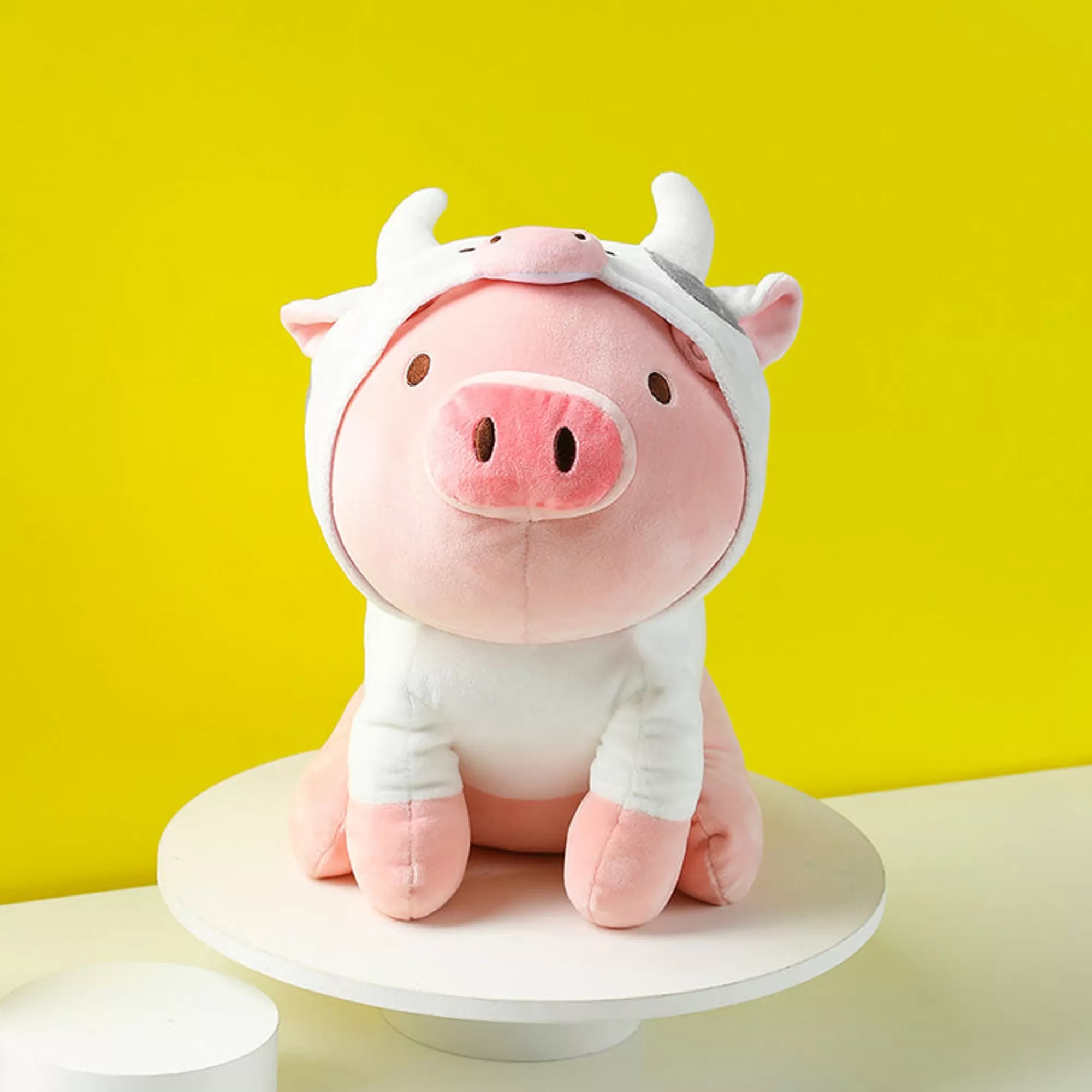 MINISO Peluches-Maialino Vestito Da Mucca