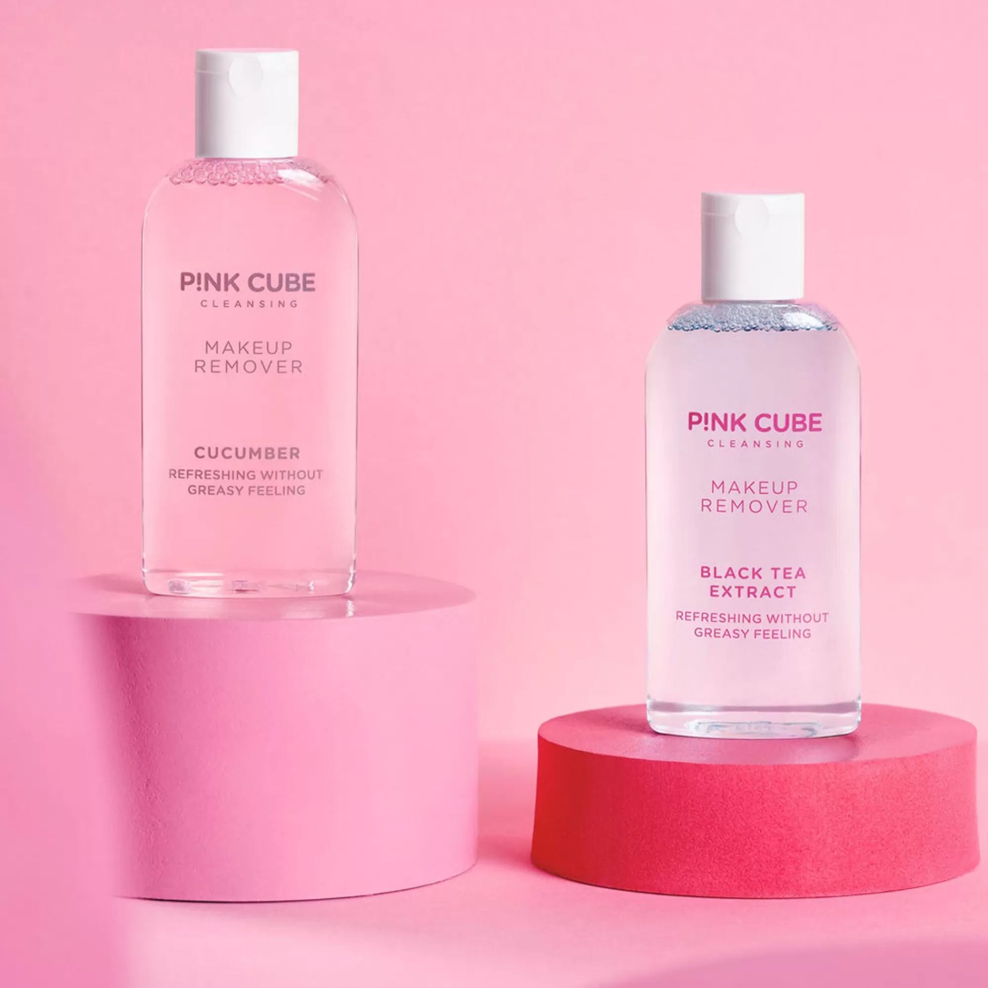 MINISO Make Up-Make Up Remover - Pink Cube (Cucumber)