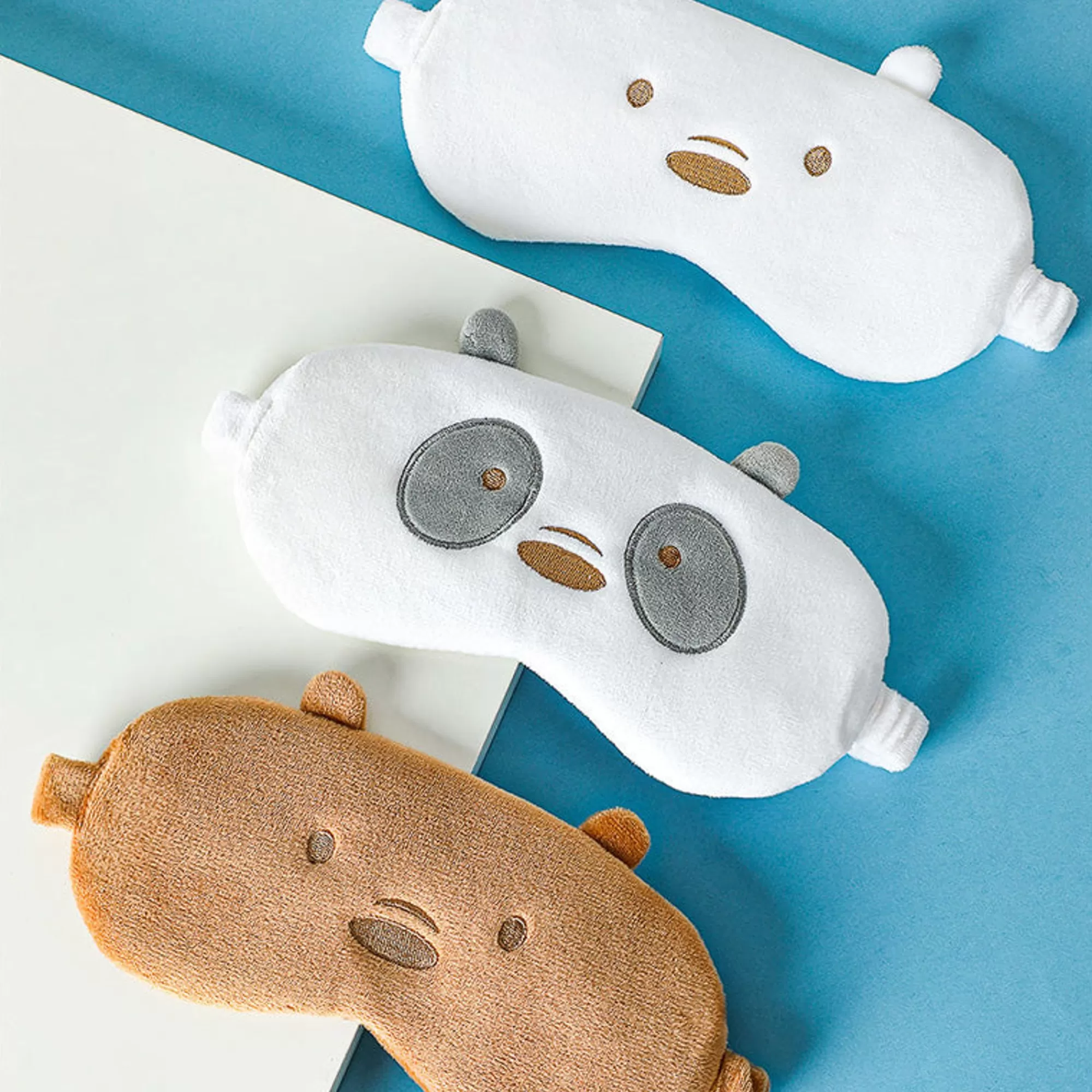 MINISO Accessori Viaggio-Maschera Per Gli Occhi - Grizzly Di We Bare Bears