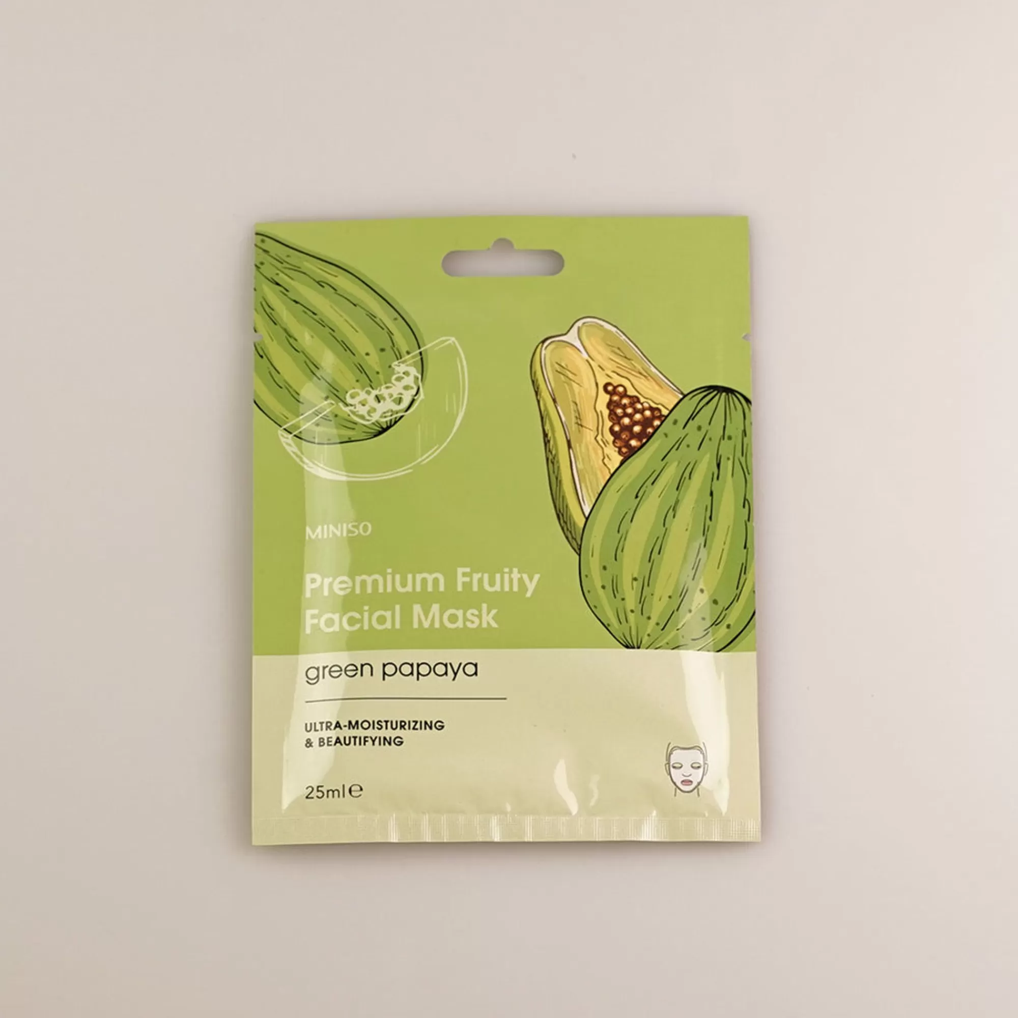 MINISO Skin Care-Maschera Per Il Viso - Papaya Verde