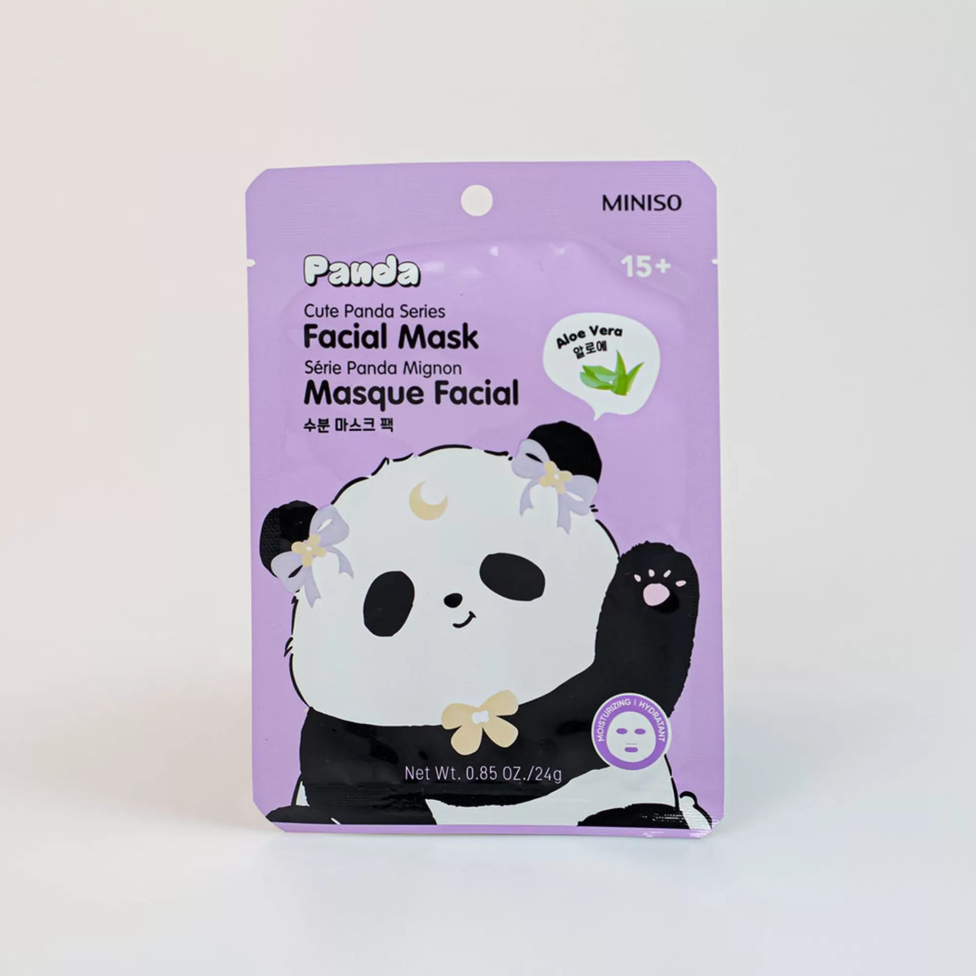 MINISO Skin Care-Maschera Viso Panda - Aloe Vera