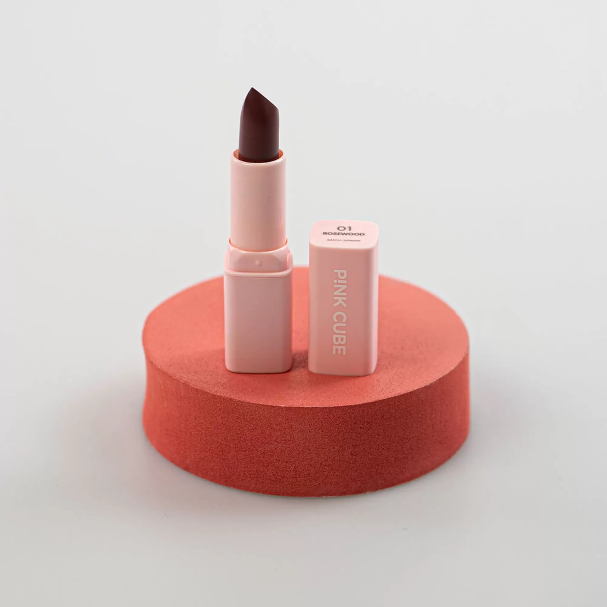 MINISO Make Up-Matte Lipstick - Pink Cube (01 Rosewood)