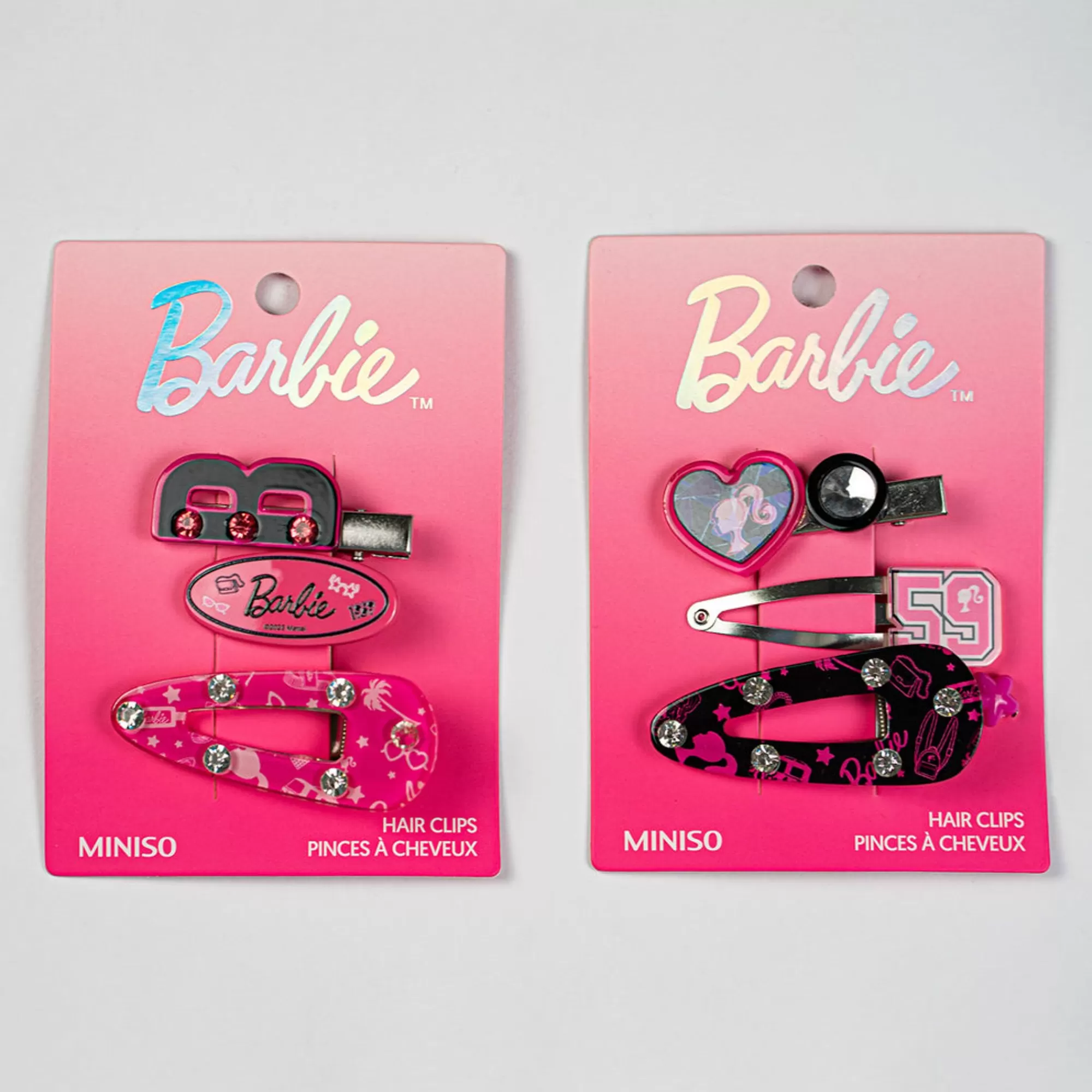 MINISO Barbie-Mollettine Barbie (3Pz)