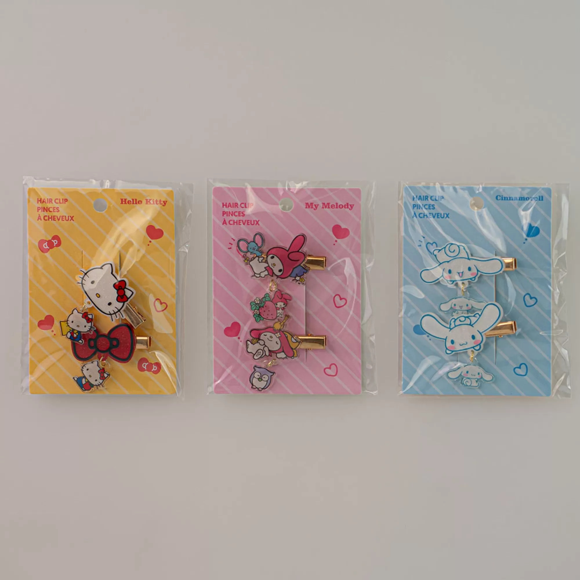 MINISO Accessori Capelli-Mollettine Con Pendente - Sanrio (1Pz)