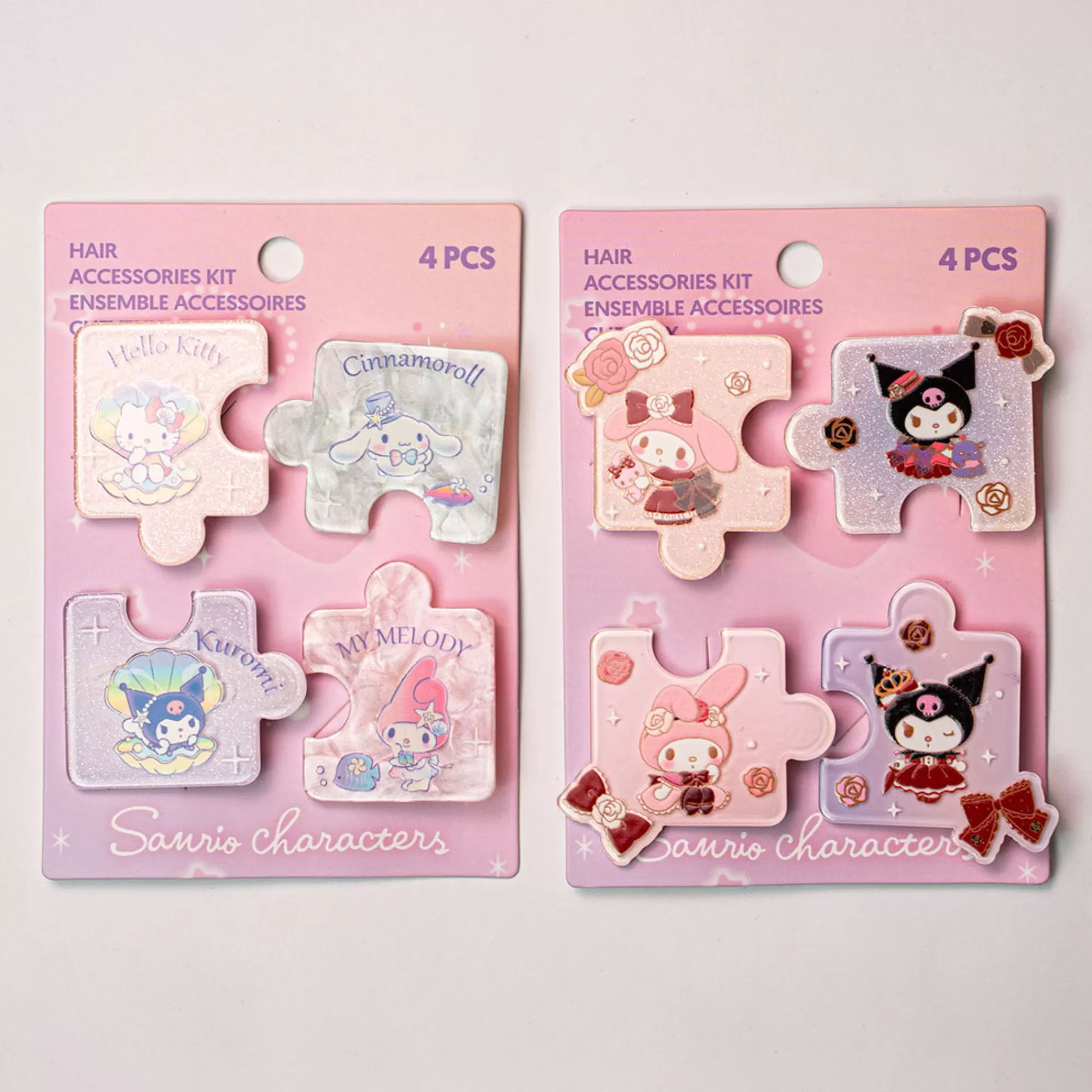 MINISO Accessori Capelli-Mollettine Puzzle - Sanrio (1Pz)