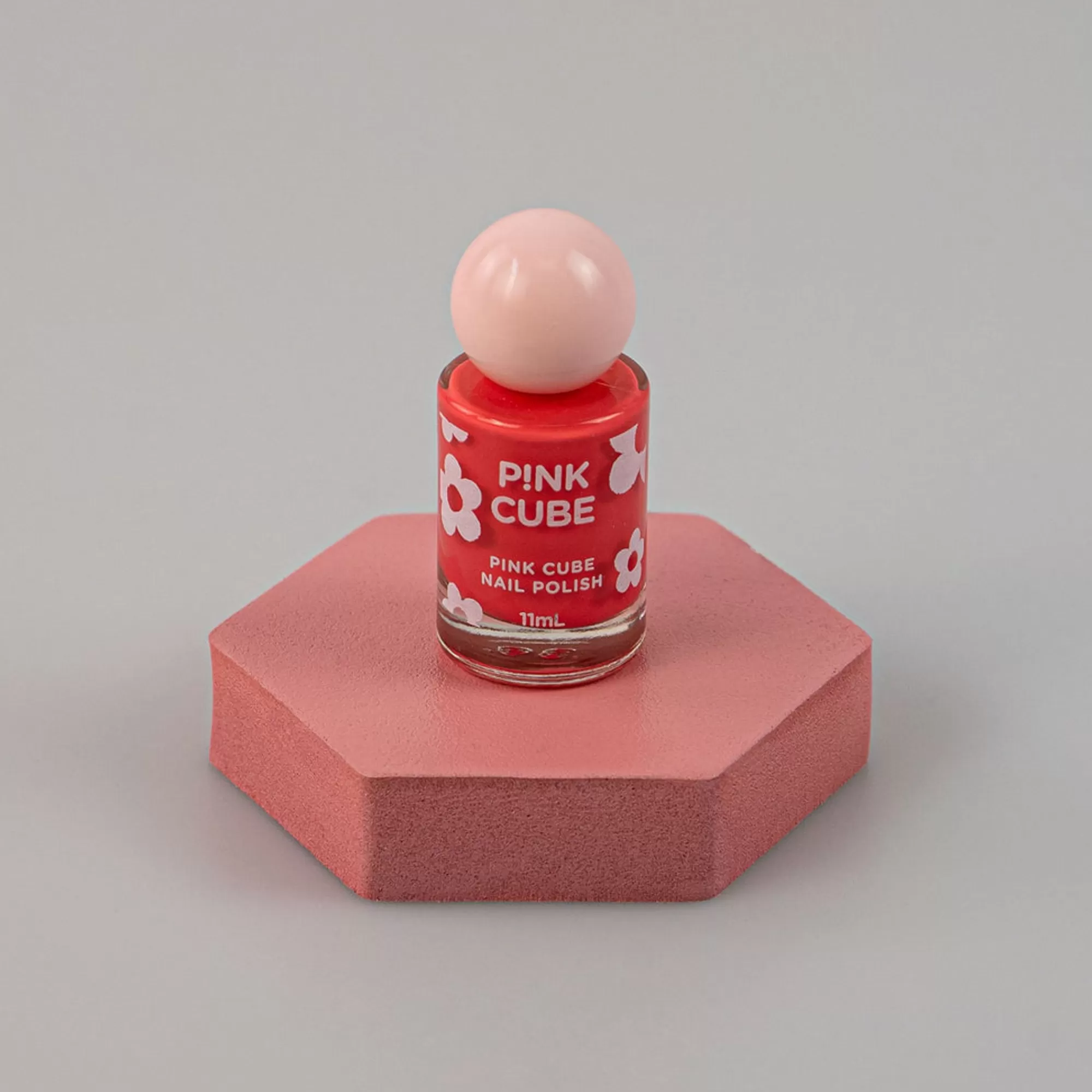 MINISO Make Up-Nail Polish - Pink Cube (03 Coral)