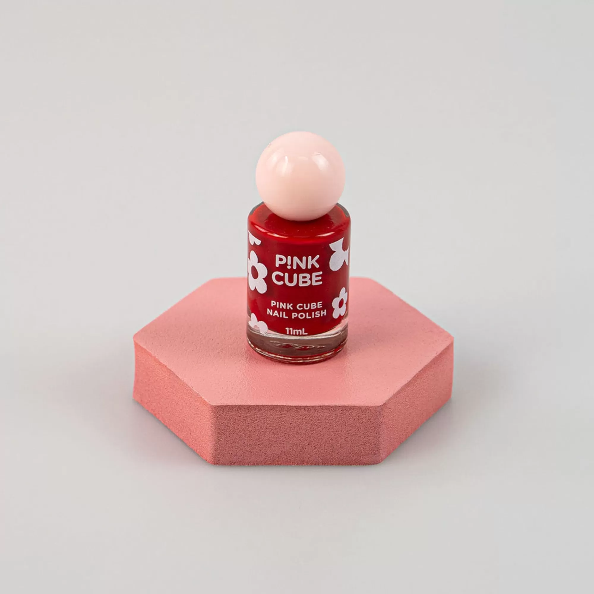 MINISO Make Up-Nail Polish - Pink Cube (06 Tomato)