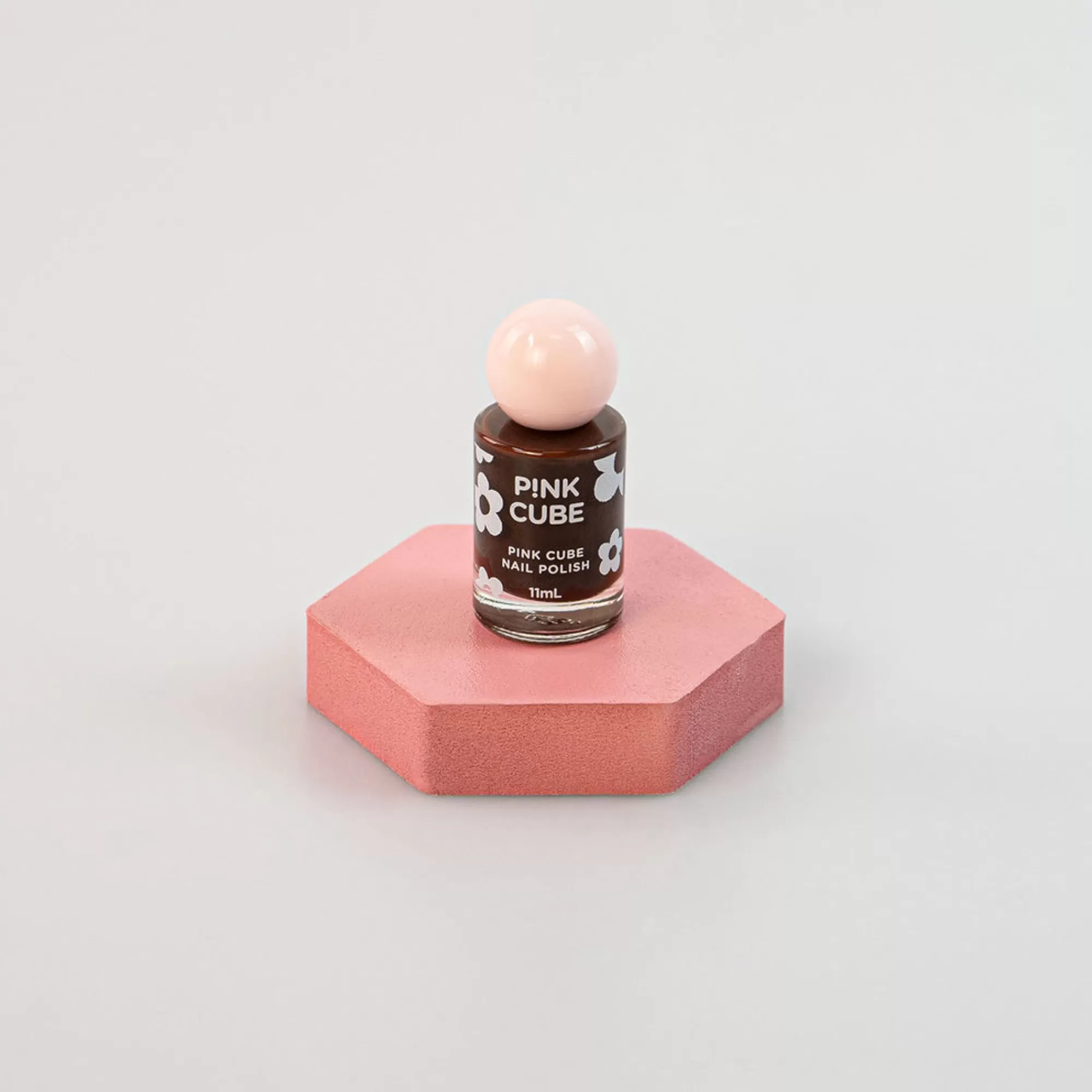 MINISO Make Up-Nail Polish - Pink Cube (15 Chocolate)
