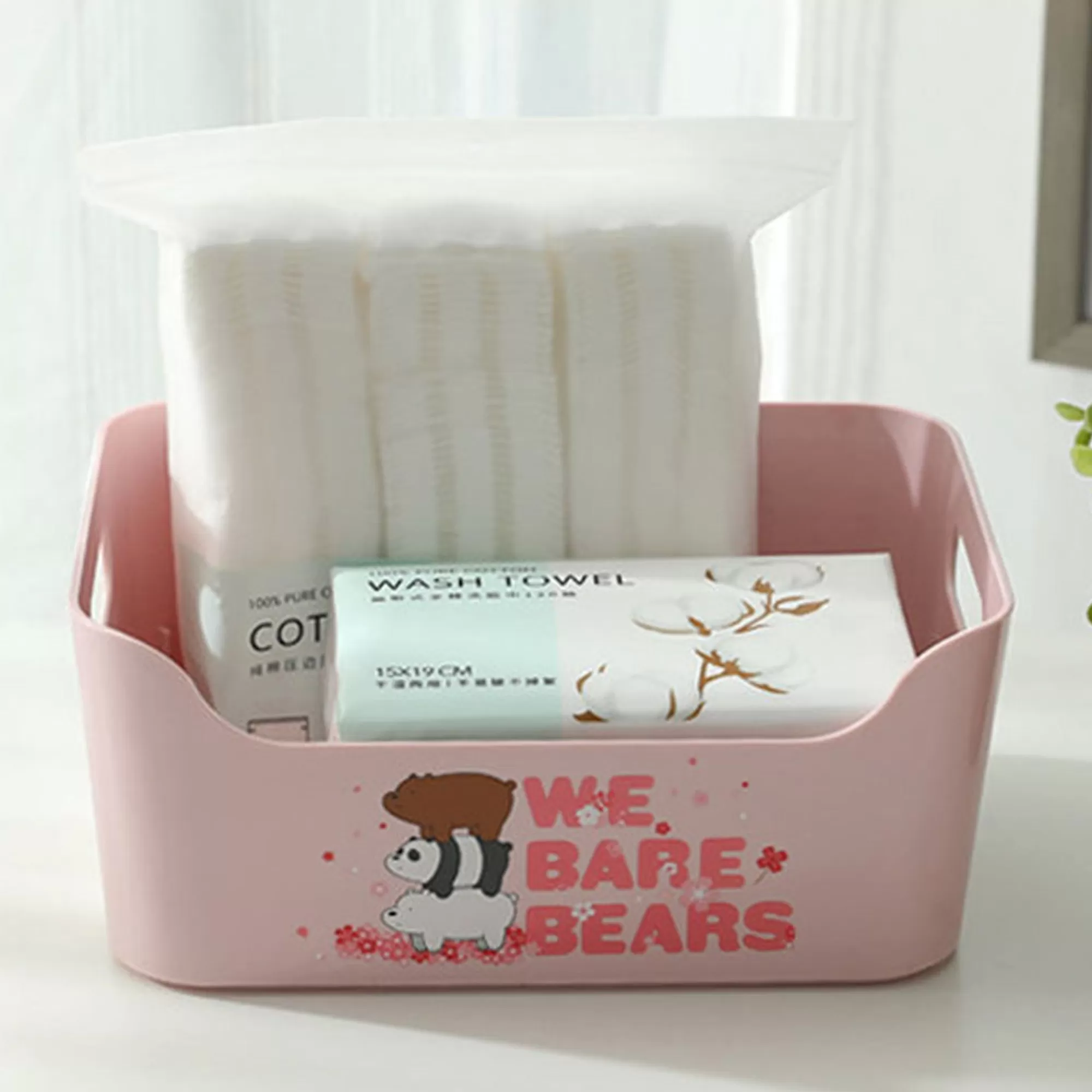 MINISO We Bare Bears-Organizer Rosa We Bare Bears