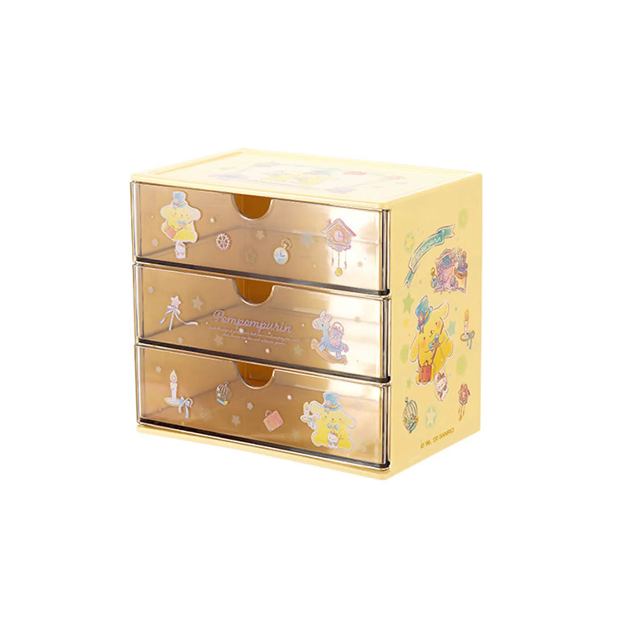 MINISO Storage Box & Organizer-Organizer Tre Cassetti - Pompompurin