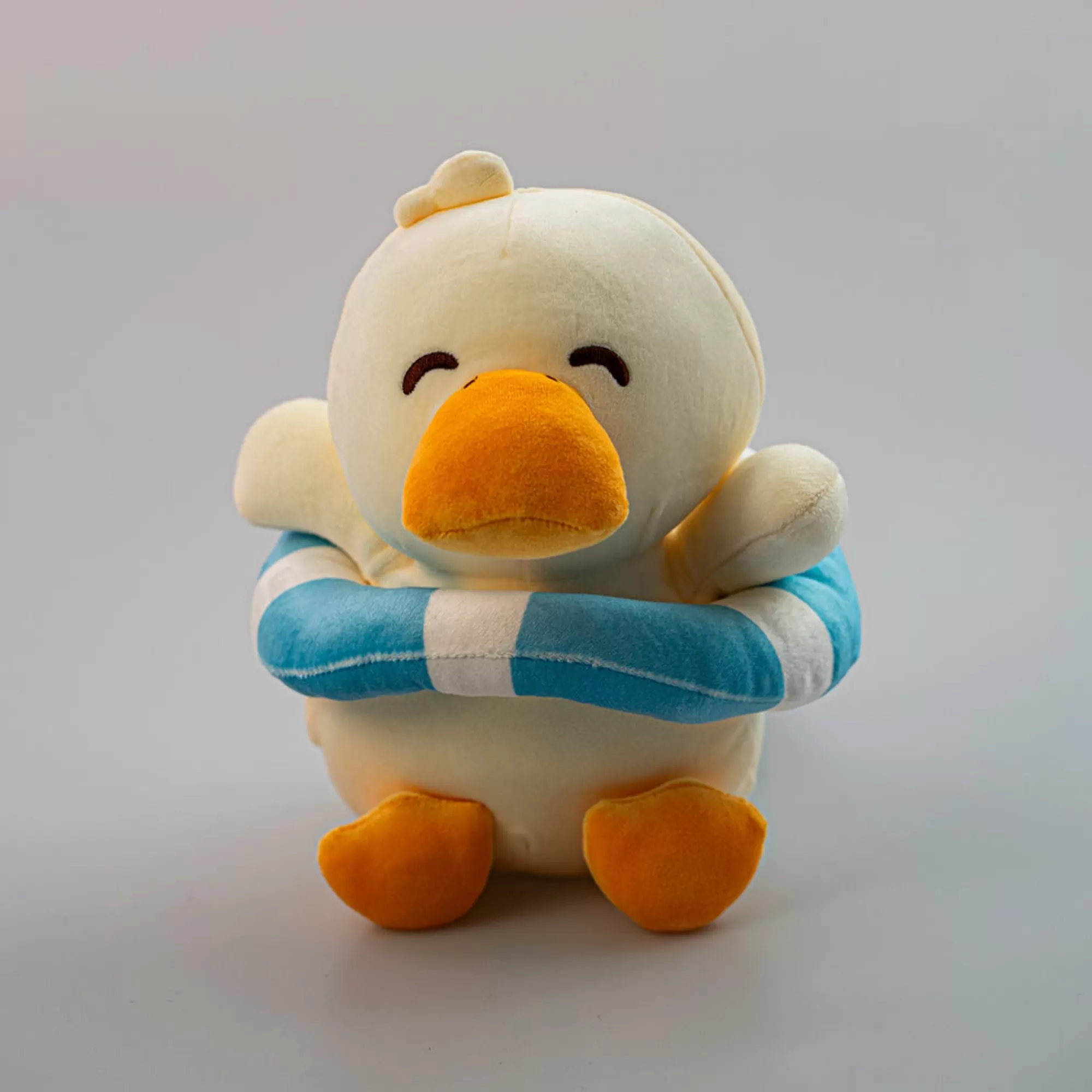 MINISO Peluches-Papera Nuotatrice Con Salvagente