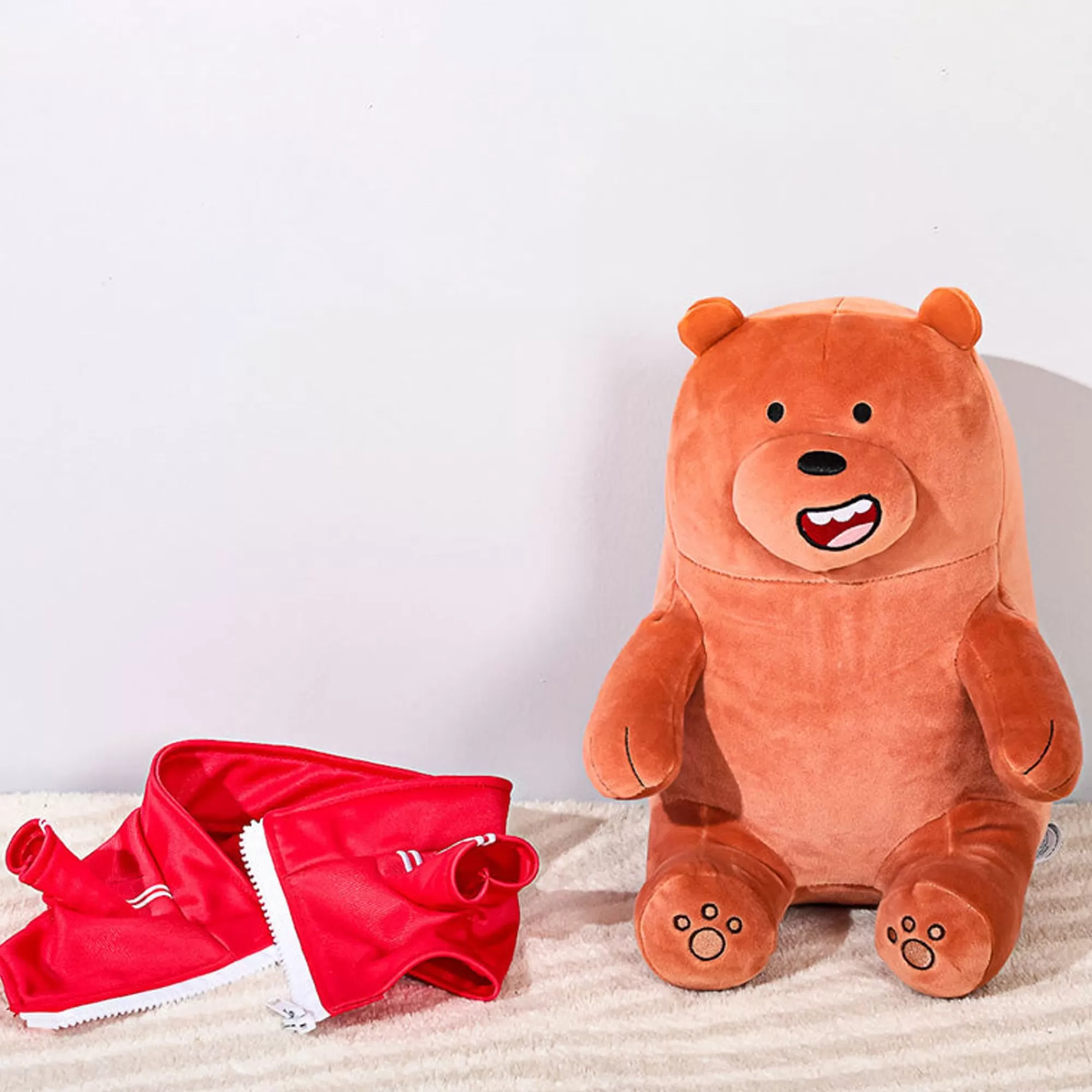 MINISO Peluches-Peluche Grizzly Con Felpa - We Bare Bears