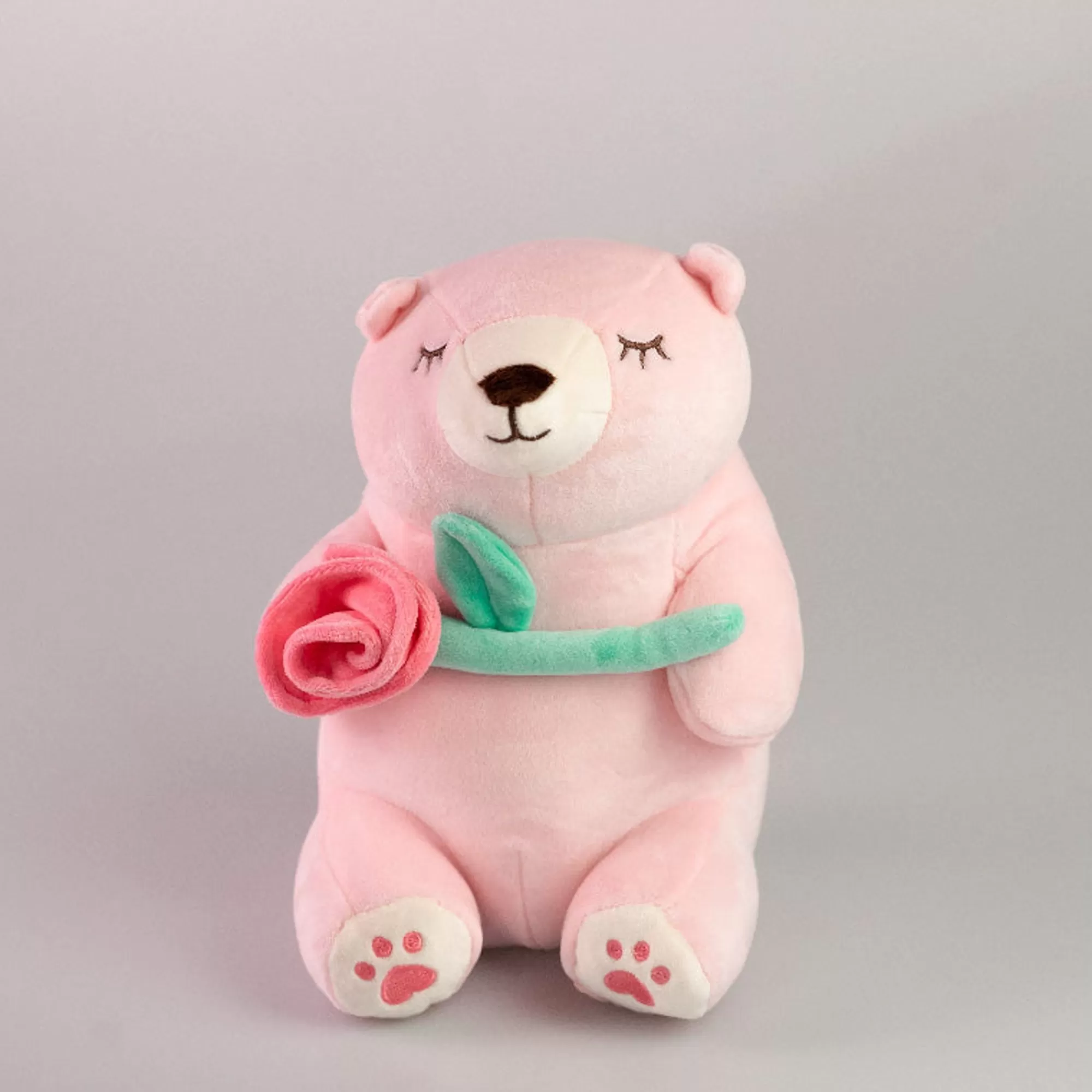 MINISO Peluches-Peluche Orsetto Con Rosa