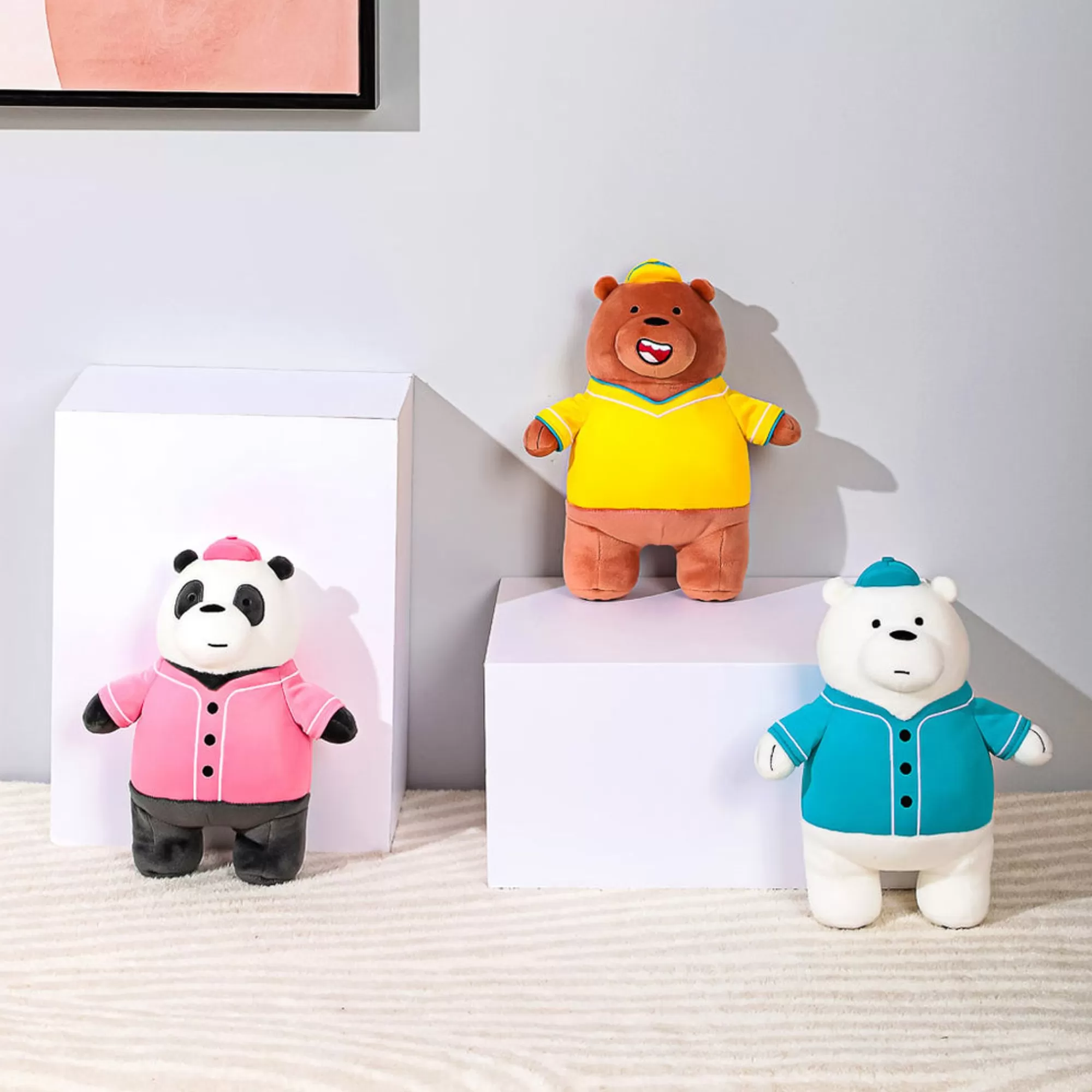 MINISO We Bare Bears-Peluche Orso Bianco - We Bare Bears