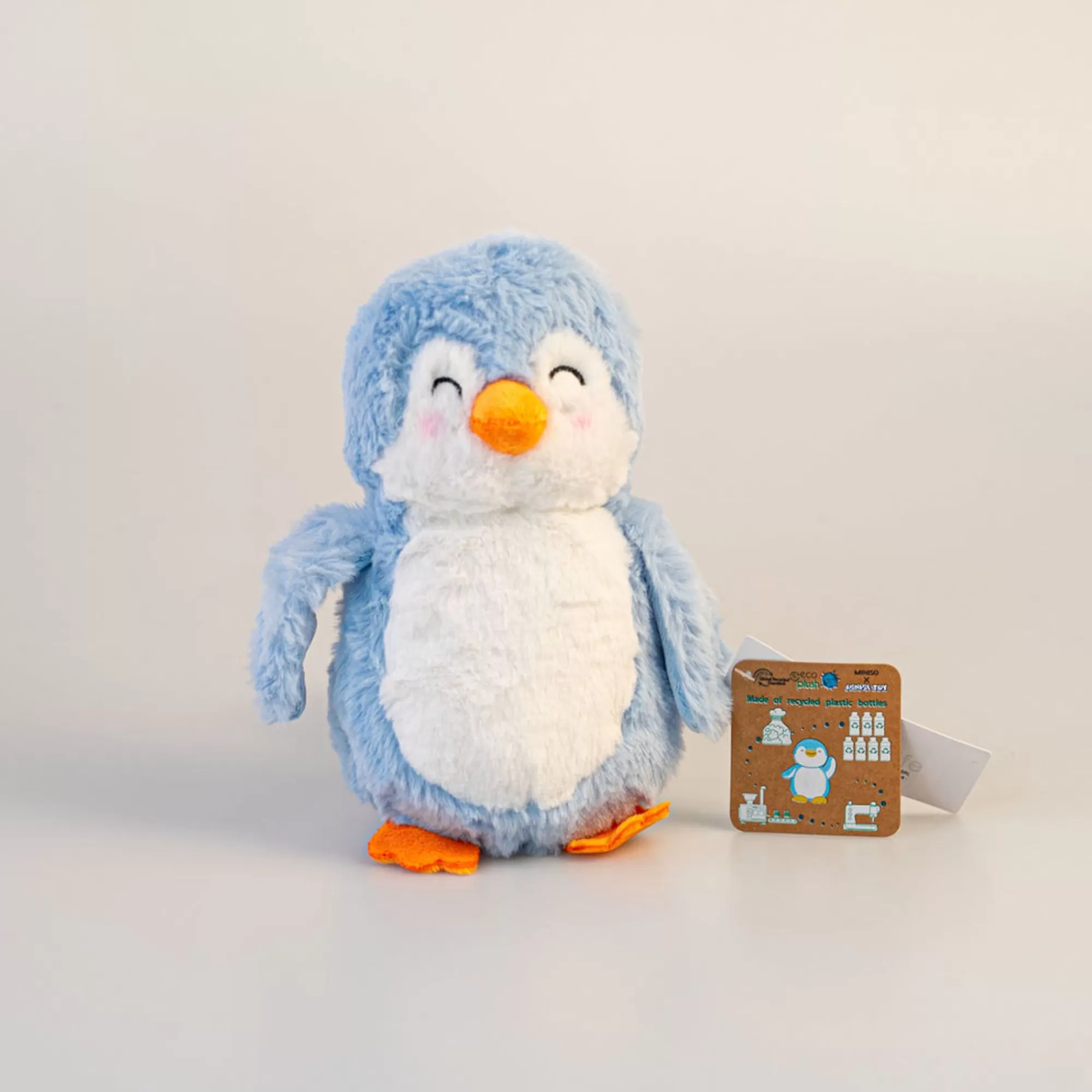 MINISO Peluches-Peluche Pinguino Pelo Lungo