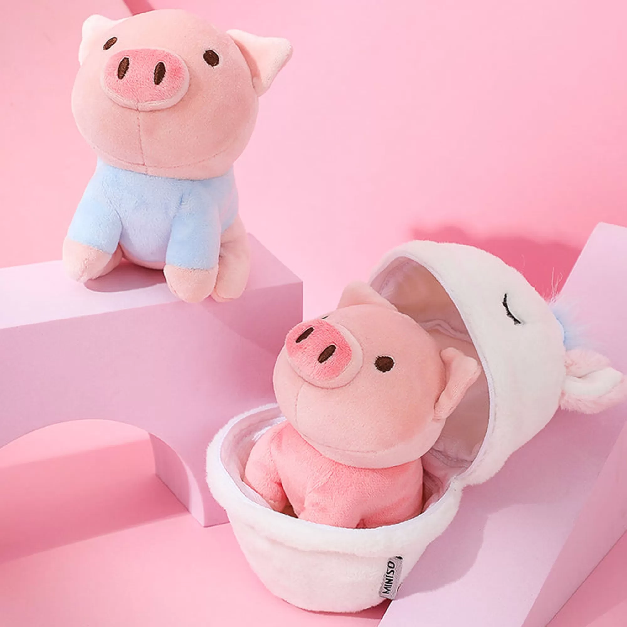 MINISO Peluches-Peluche Unicorno Con Maialino (1Pz)
