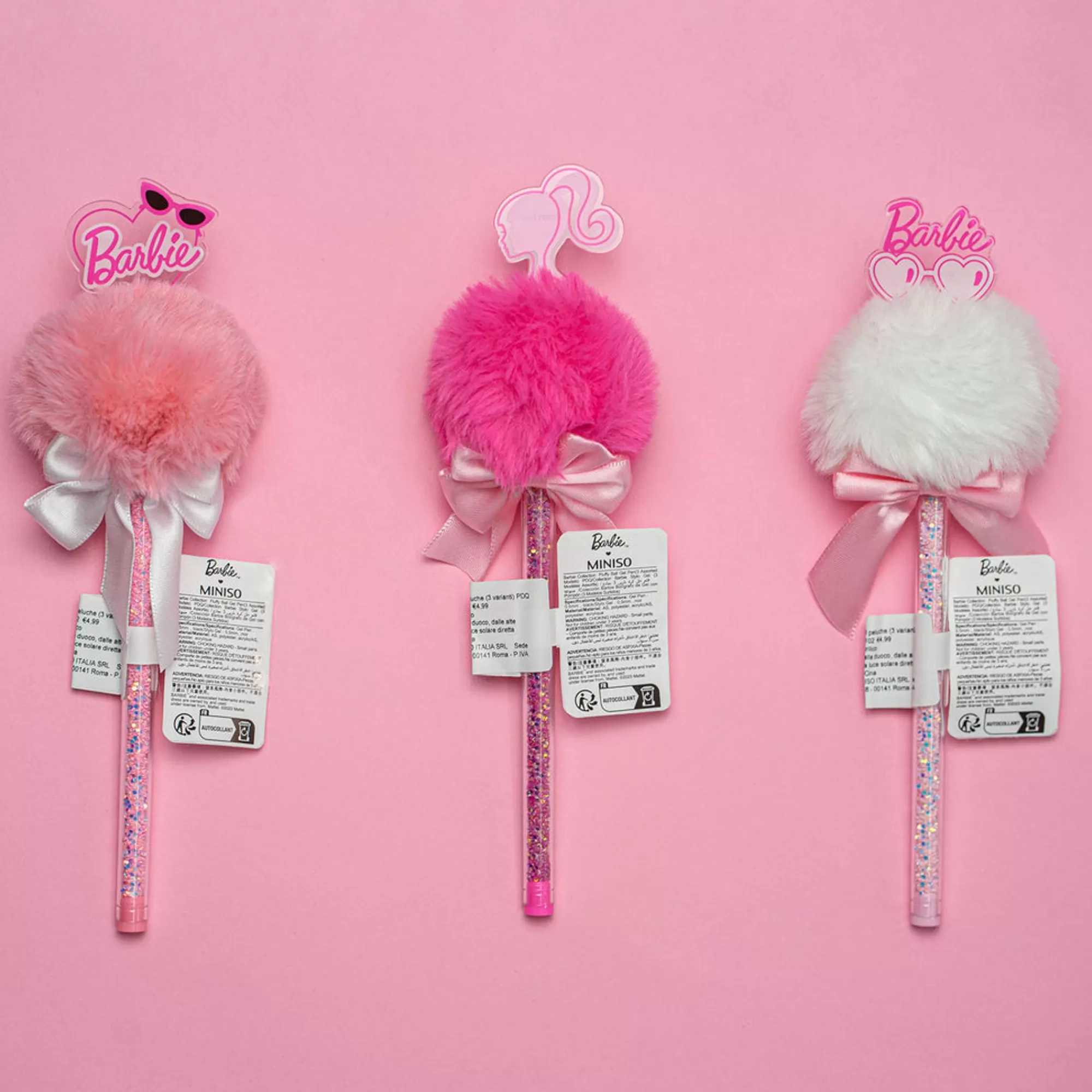 MINISO Penne E Pennarelli-Penna Gel Peluche Barbie (1Pz)