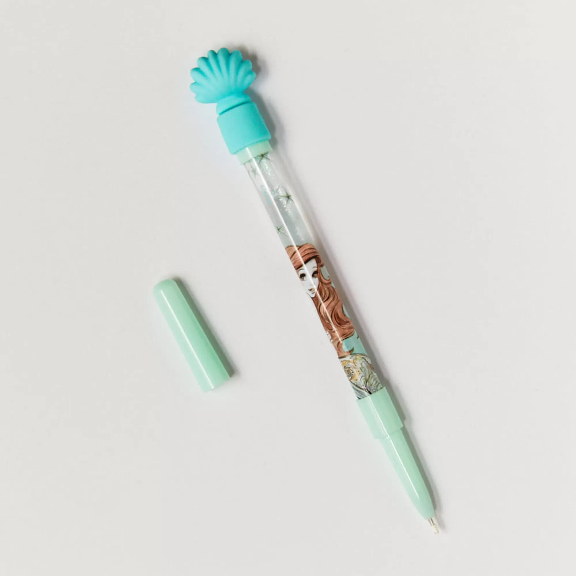MINISO Penne E Pennarelli-Penna Glitter - La Sirenetta (1Pz)