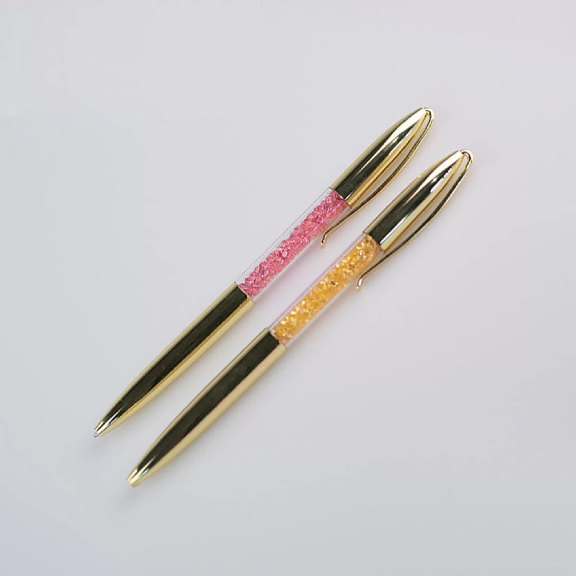 MINISO Penne E Pennarelli-Penna Oro Con Diamantini (1Pz)
