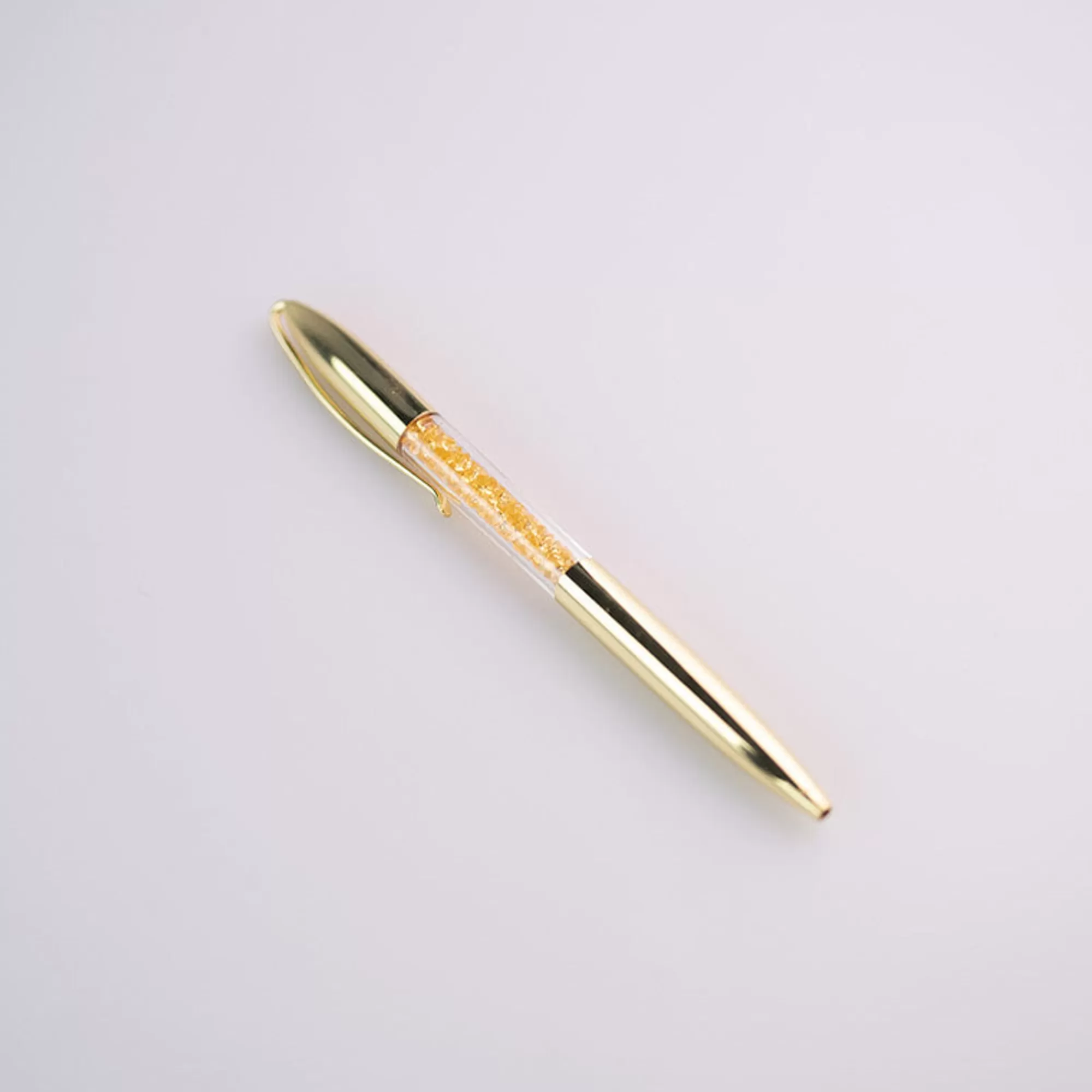MINISO Penne E Pennarelli-Penna Oro Con Diamantini (1Pz)