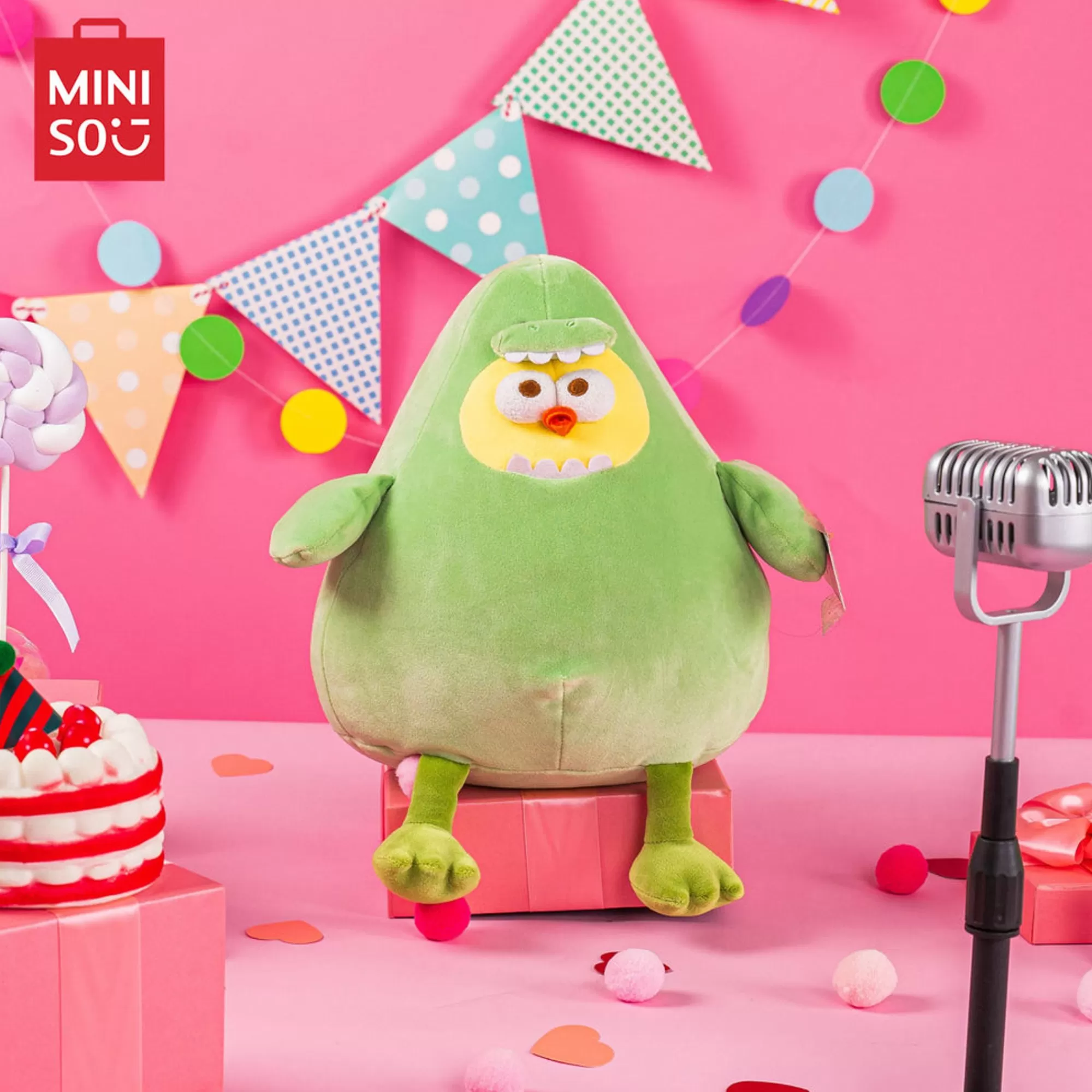 MINISO Peluches-Pollo Dundun Dinosauro
