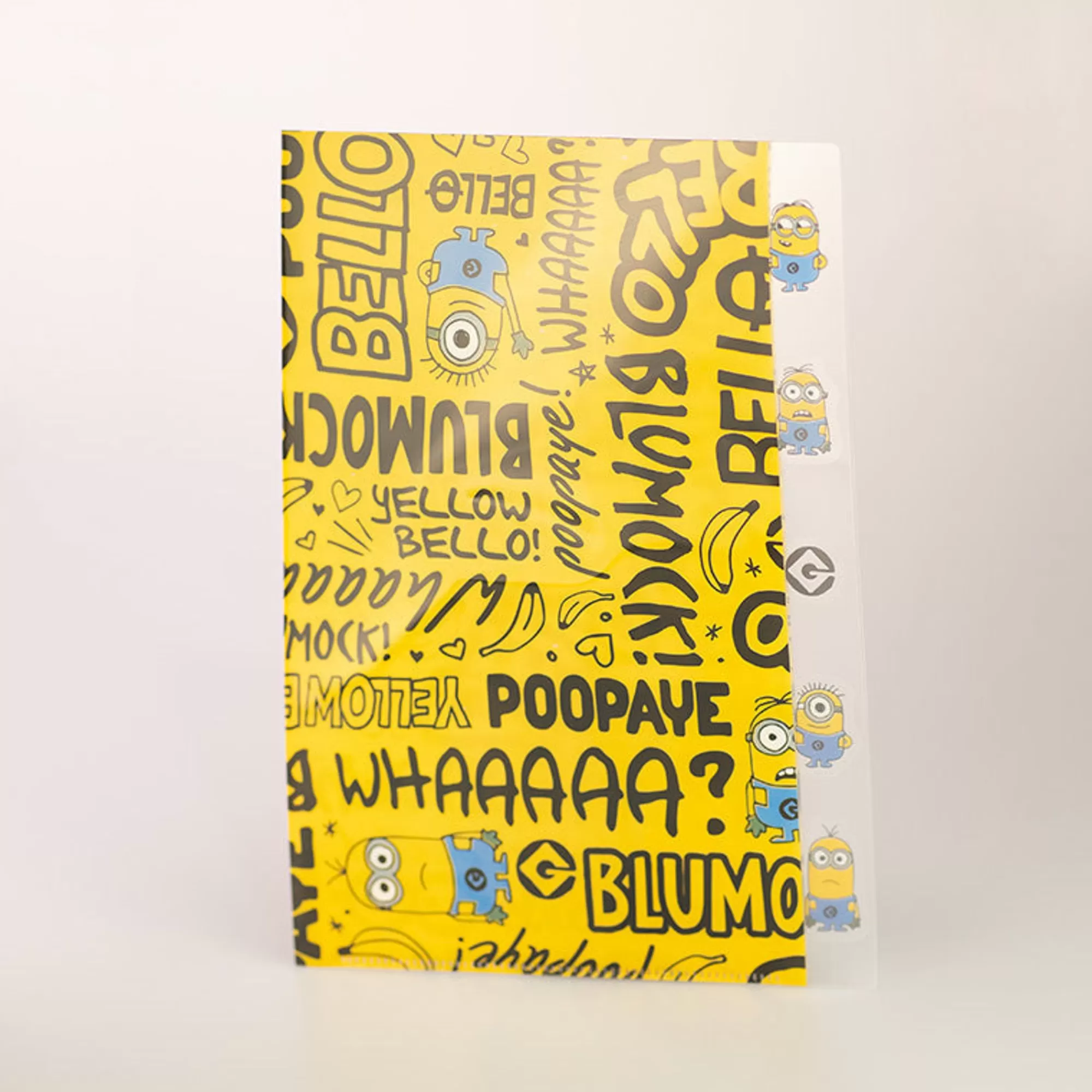 MINISO Notebook-Porta Documenti Minions - (1Pz)