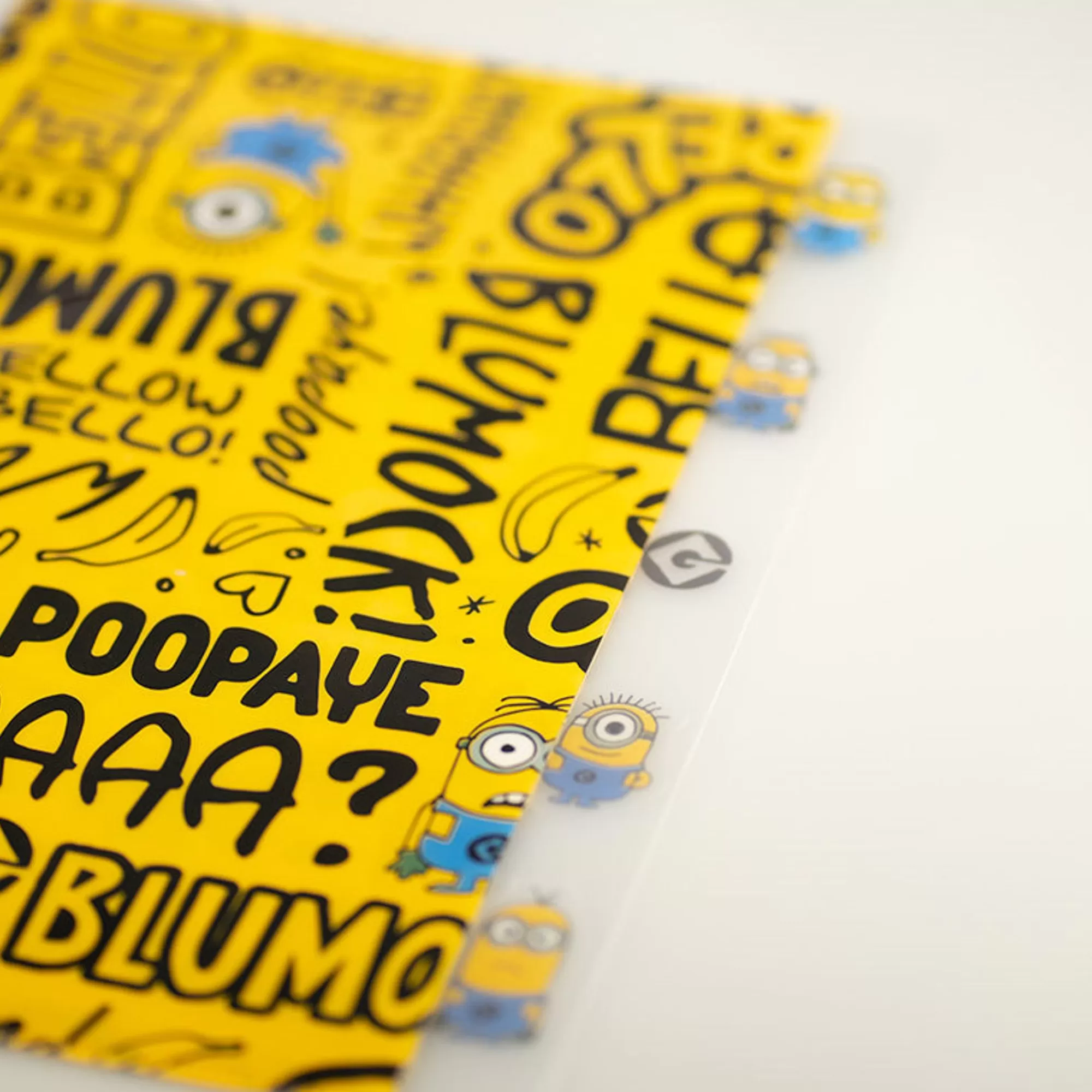 MINISO Notebook-Porta Documenti Minions - (1Pz)